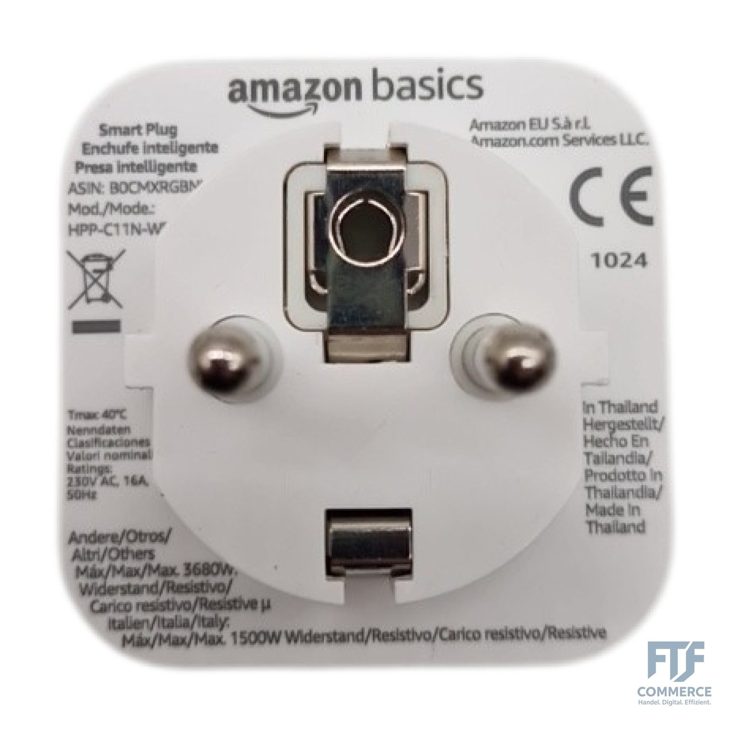 Amazon Basics Smart WLAN-Steckdose Wi-Fi für EU-Steckdose, für den Innenbereich, Bild 3