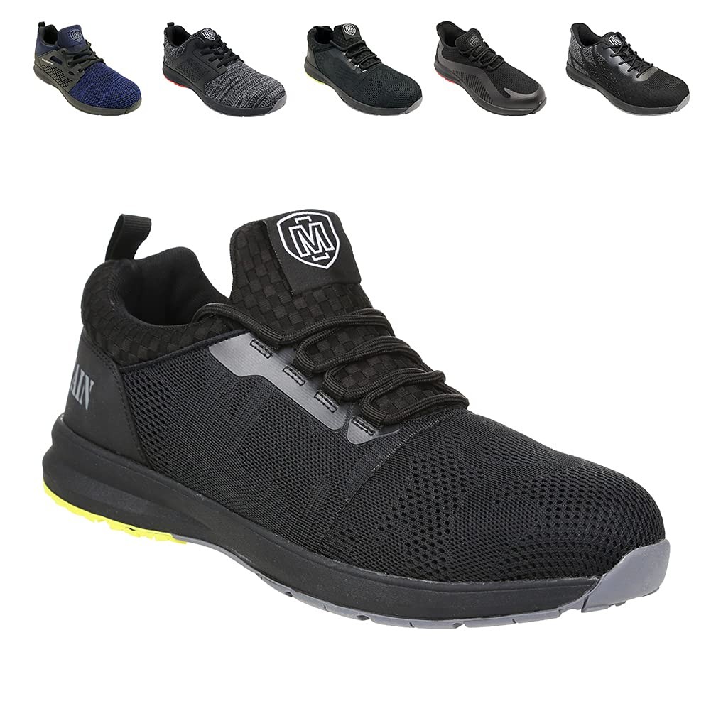 Iron Mountain Sicherheitsarbeitsschuhe S1P Stahlkappe schwarz gelb 44
