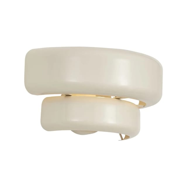 QAZQA Retro Wandleuchte Beige Ophelia