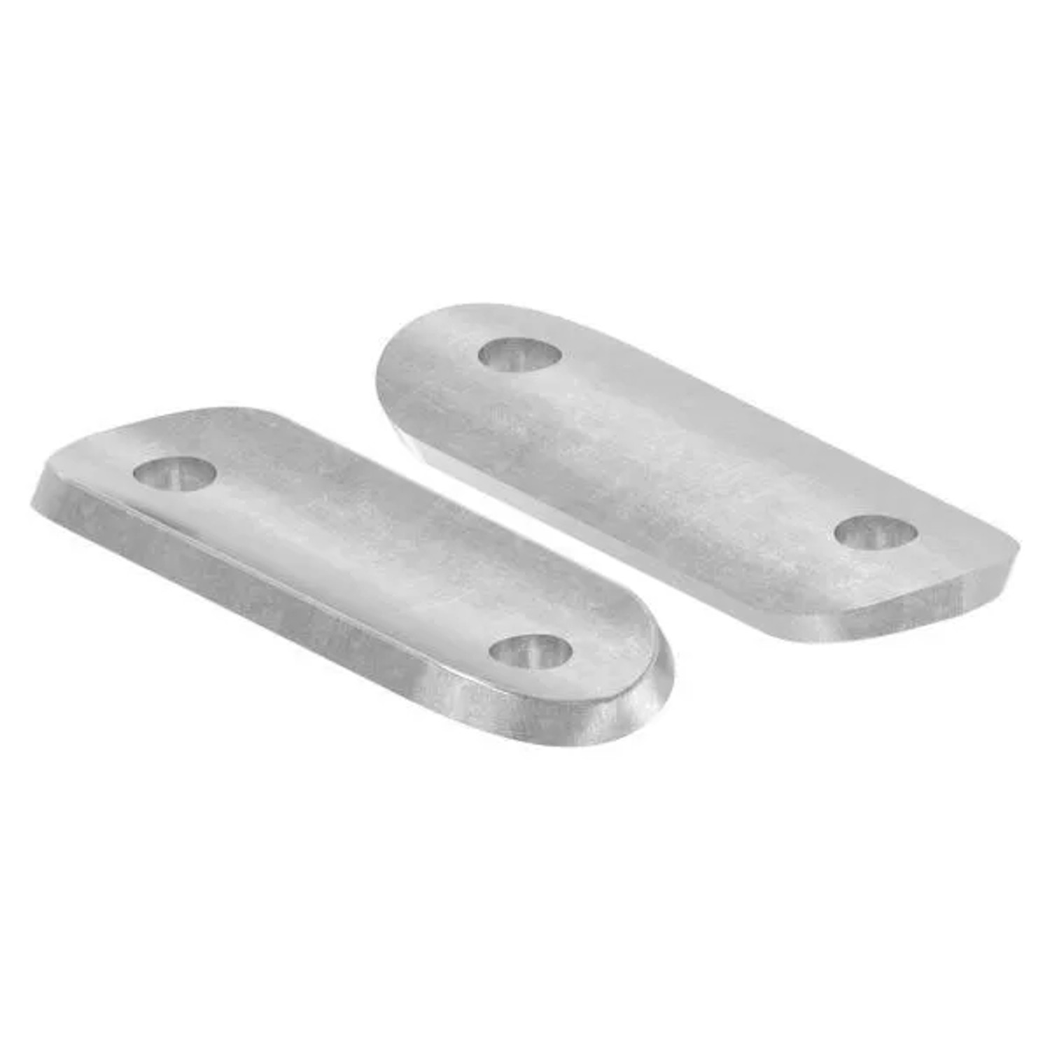 FeNau Handlaufanschlussplatte Stahl Ø 42,4 mm 64 X 24 X 4 mm Ohne Mittelbohrung