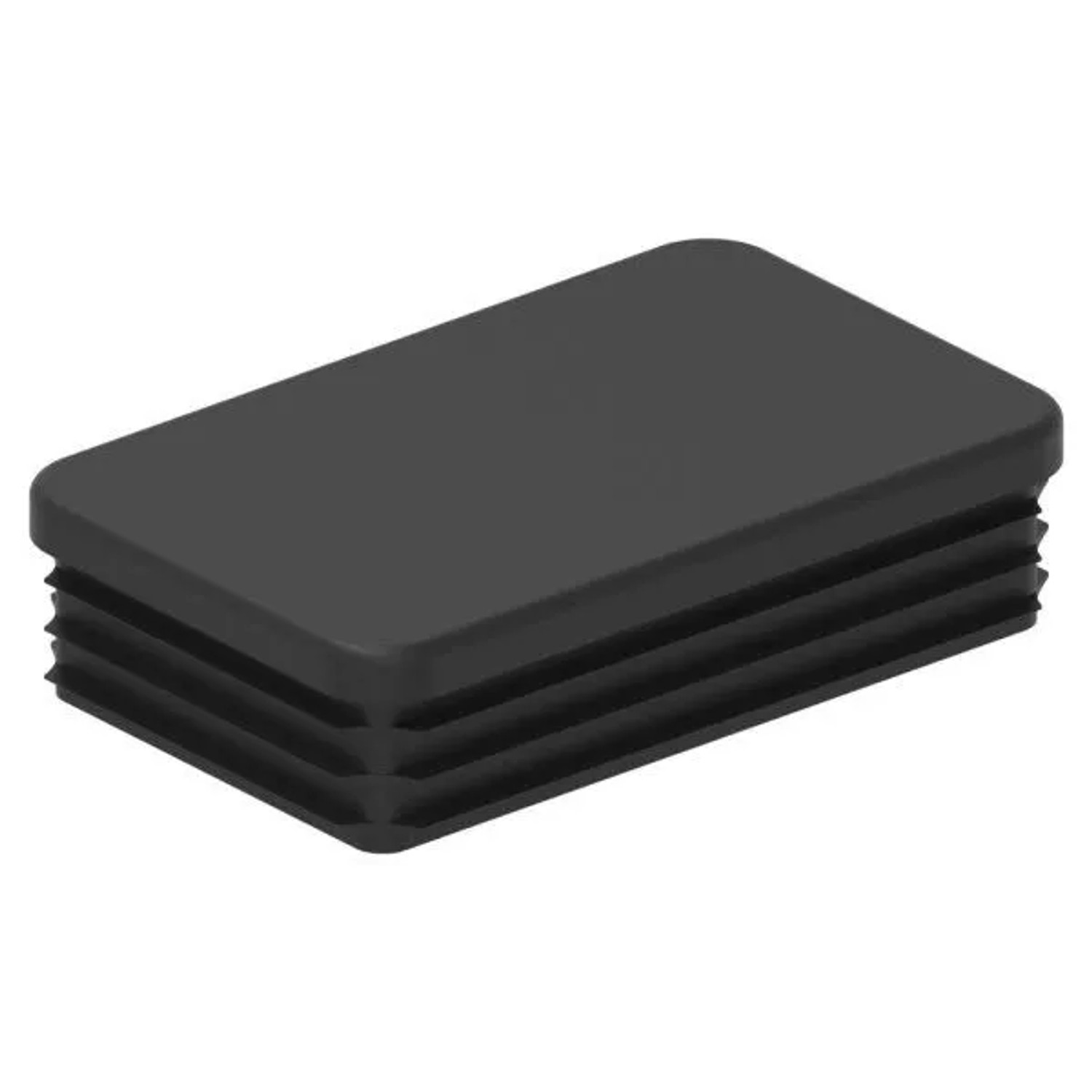 FeNau Einsteckkappe Kunststoff Für Rechteckrohr 80 X 50 mm Wandstärke 2,0-4,0 mm Schwarz