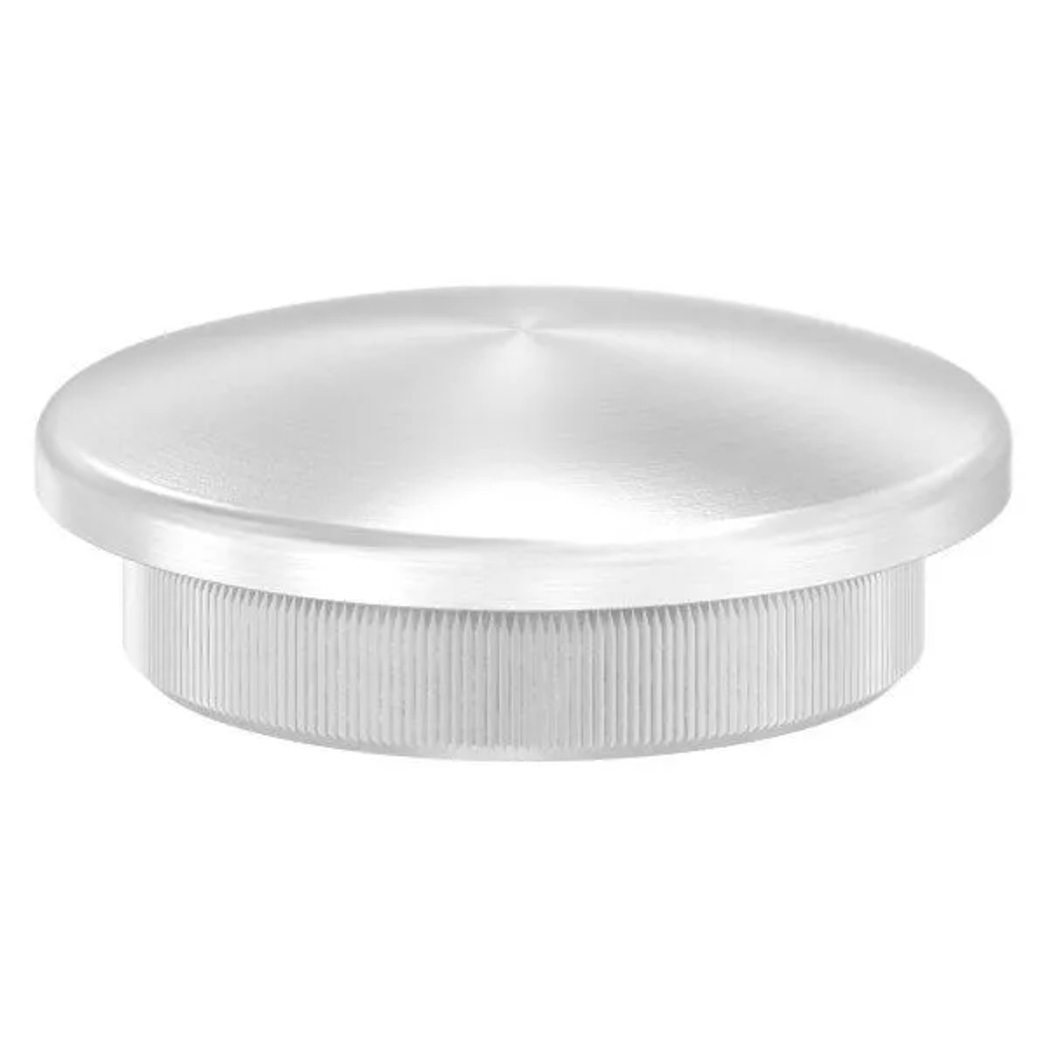 FeNau Rohrabschlussstopfen Edelstahl V2A Für Rohr Ø 42,4 mm Wandstärke 4,0 mm Gewölbt Zum Einschlagen