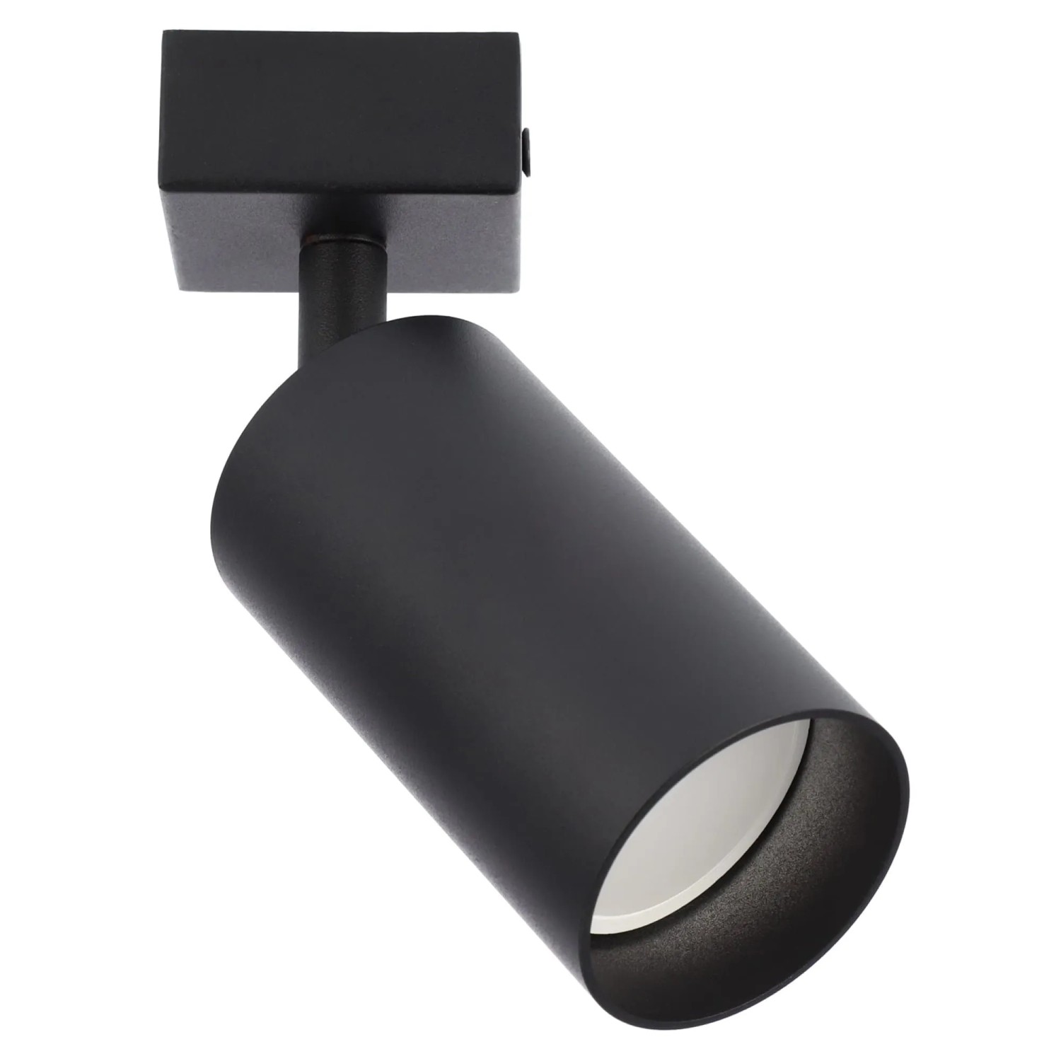 EDO Deckenstrahler GU10 1-Flammig Schwarz Moderne Deckenlampe Spot Drehbar Schwenkbar MALGA