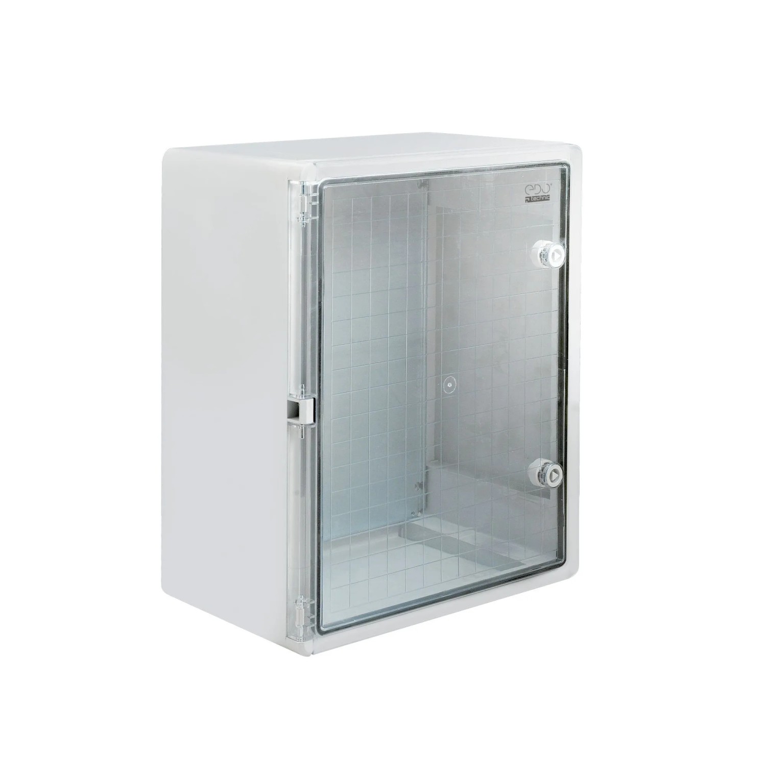 EDO Verteilergehäuse Aufputz 400 x 500 x 240 mm IP65 ABS/PC mit Transparenter Tür Schaltkasten Schaltschrank für Innen und Außen