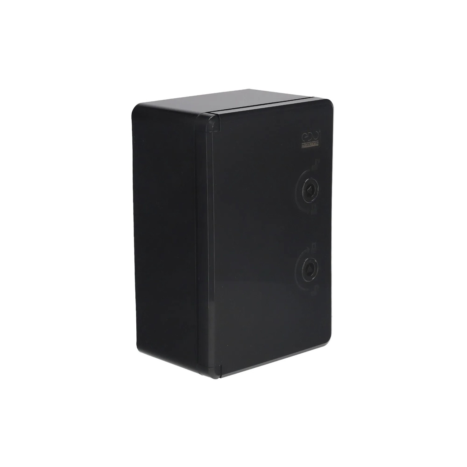 EDO Verteilergehäuse Aufputz 200 x 300 x 130 mm Schwarz IP65 ABS Schaltkasten Schaltschrank für Innen und Außen