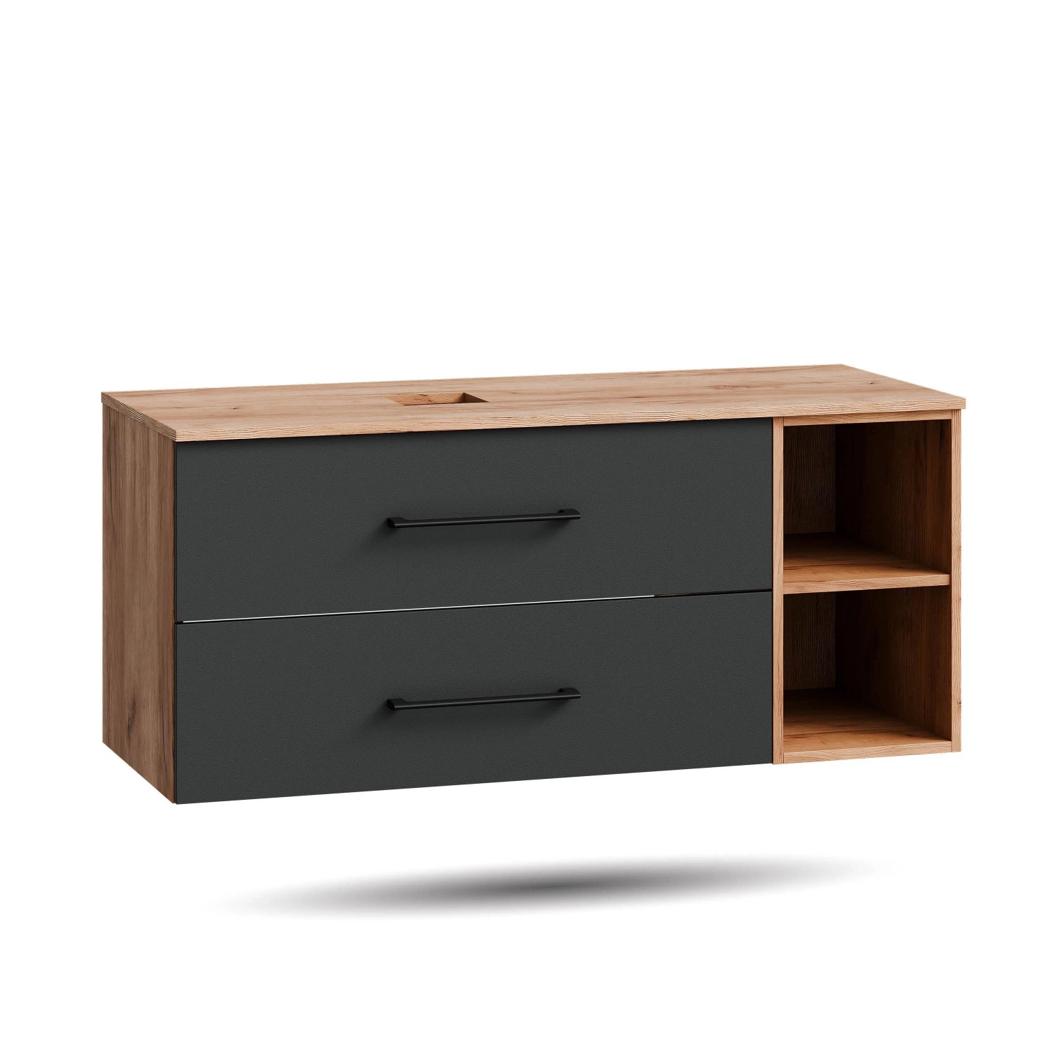 Planetmöbel LUX Waschtischunterschrank 100 cm ohne Waschbecken Soft Close