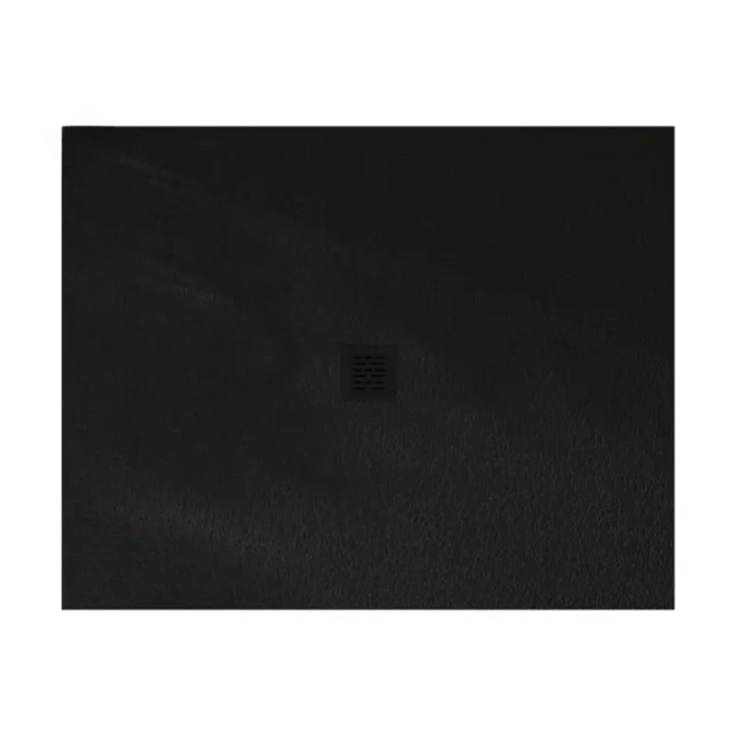 Stano Mineralguss Duschwanne Extra Flach Centro Schwarz 110x120cm