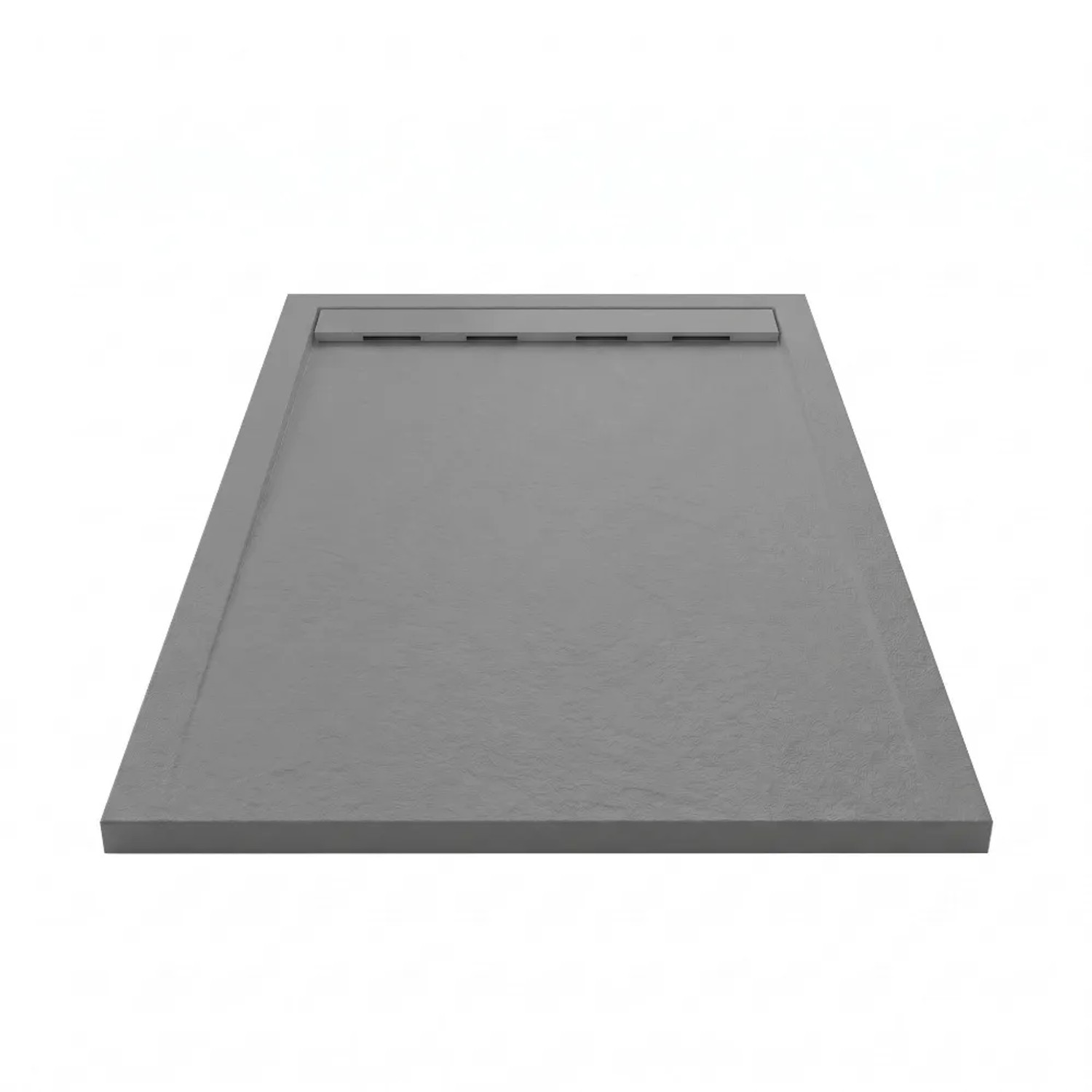 Mirlo Mineralguss Duschwanne Extra Flach Ribera Anthrazit 90x200cm