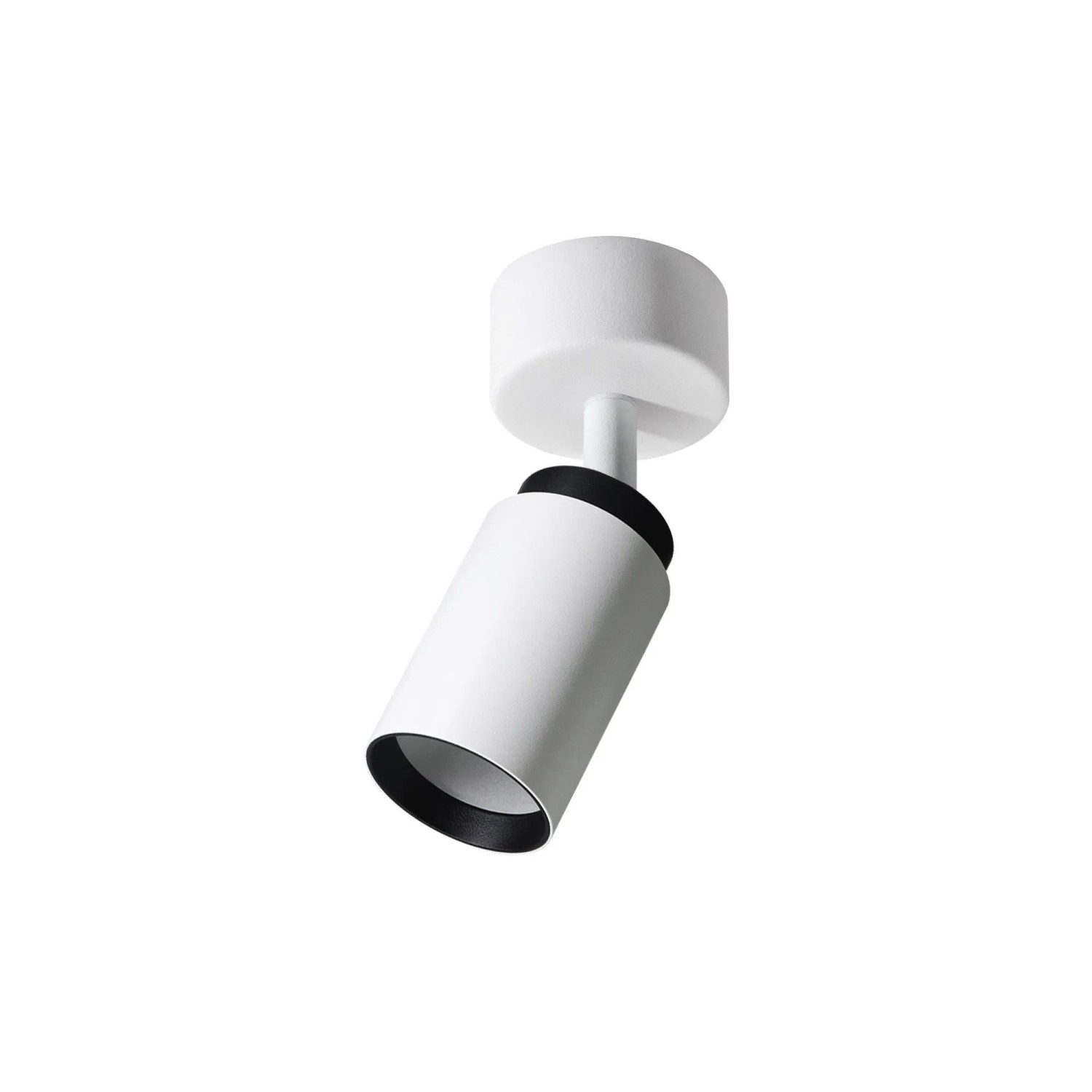 EDO Deckenstrahler GU10 1-Flammig Weiß-Schwarz Moderne Deckenlampe Spot Drehbar Schwenkbar MALGA DUO