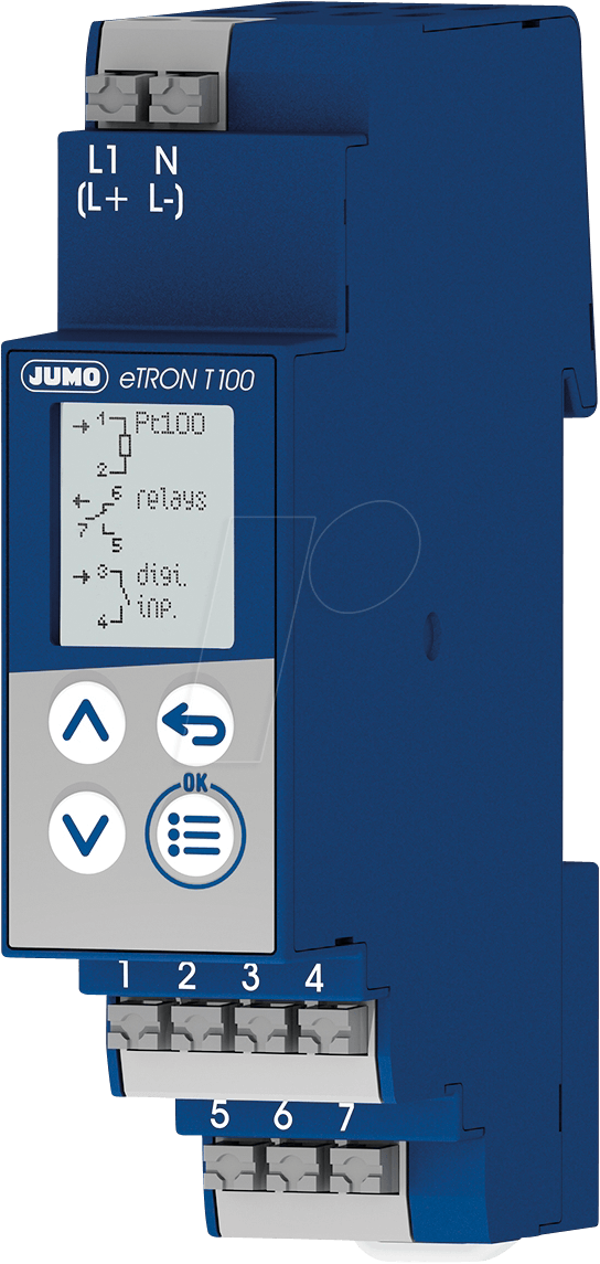 JU 701052-24 - Digitaler Thermostat, DC 12 bis 24 V/AC 24 V, Pt100, Pt1000, KTY