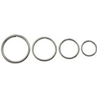 Schlüsselringe, silber, ø25mm, 10 Stück Bild 2