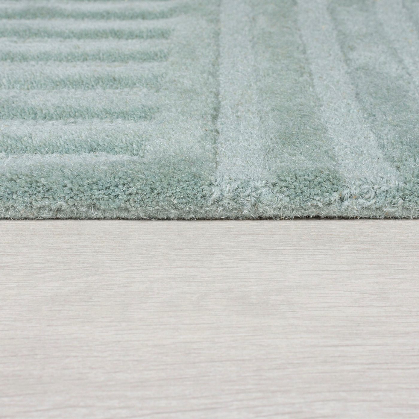 FLAIR RUGS Teppich ZEN GARDEN, rechteckig, Höhe: 14 mm, 100% Wolle, Hoch-Tief-Effekt, auch als Läufer und in Rund erhältlich Bild 2