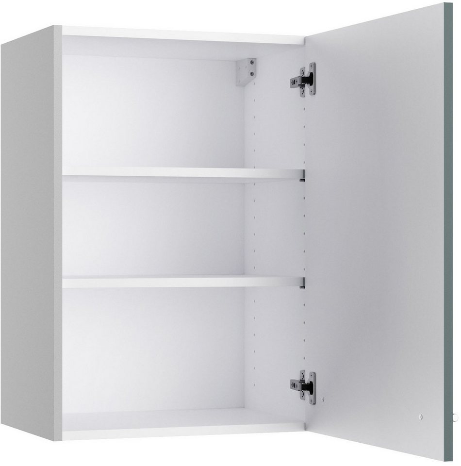 KOCHSTATION Hängeschrank KS-Bern2 Breite 50 cm, 1 Tür, 2 Einlegeböden