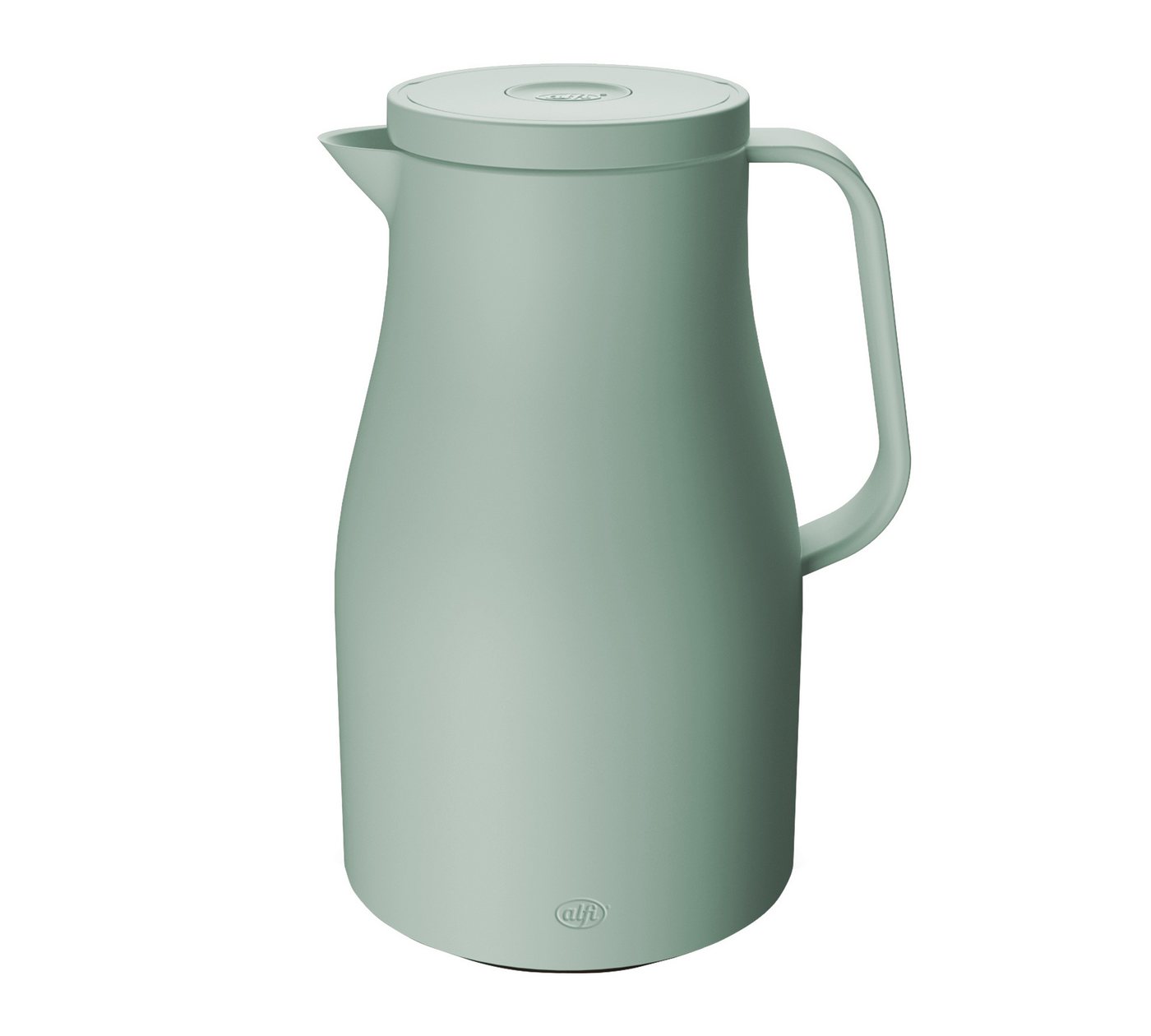 Alfi Isolierkanne NEO, mit Hartglaseinsatz und ergonomischem Griff, 1 l, (1-St), 12h heiß & 24h kalt, Drehverschluss mit bequemem Druckknopf Bild 3