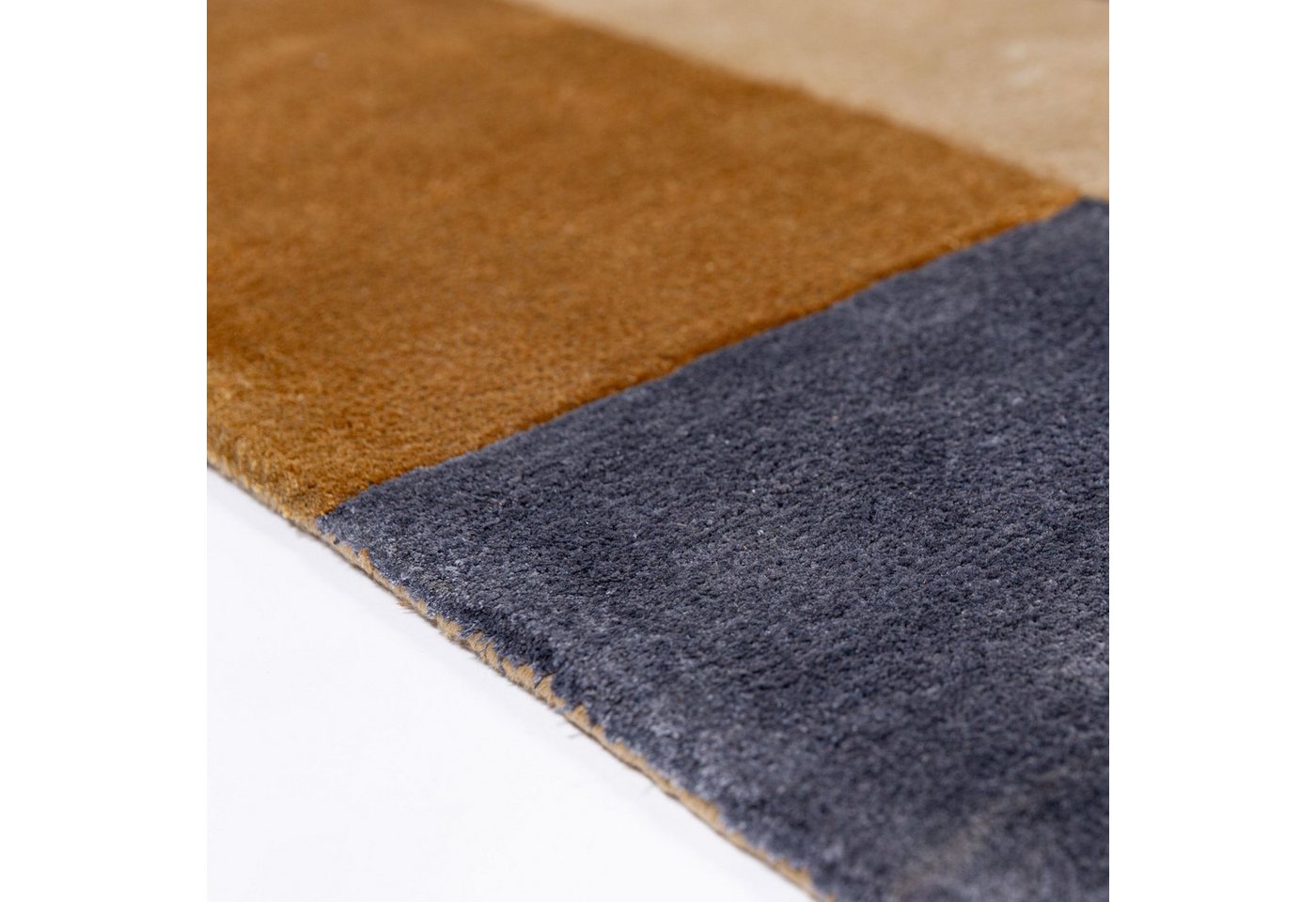 FLAIR RUGS Designteppich Polaris Viskose Teppich, rechteckig, Höhe: 8 mm, Modernes Colour-Blocking-Muster Bild 3