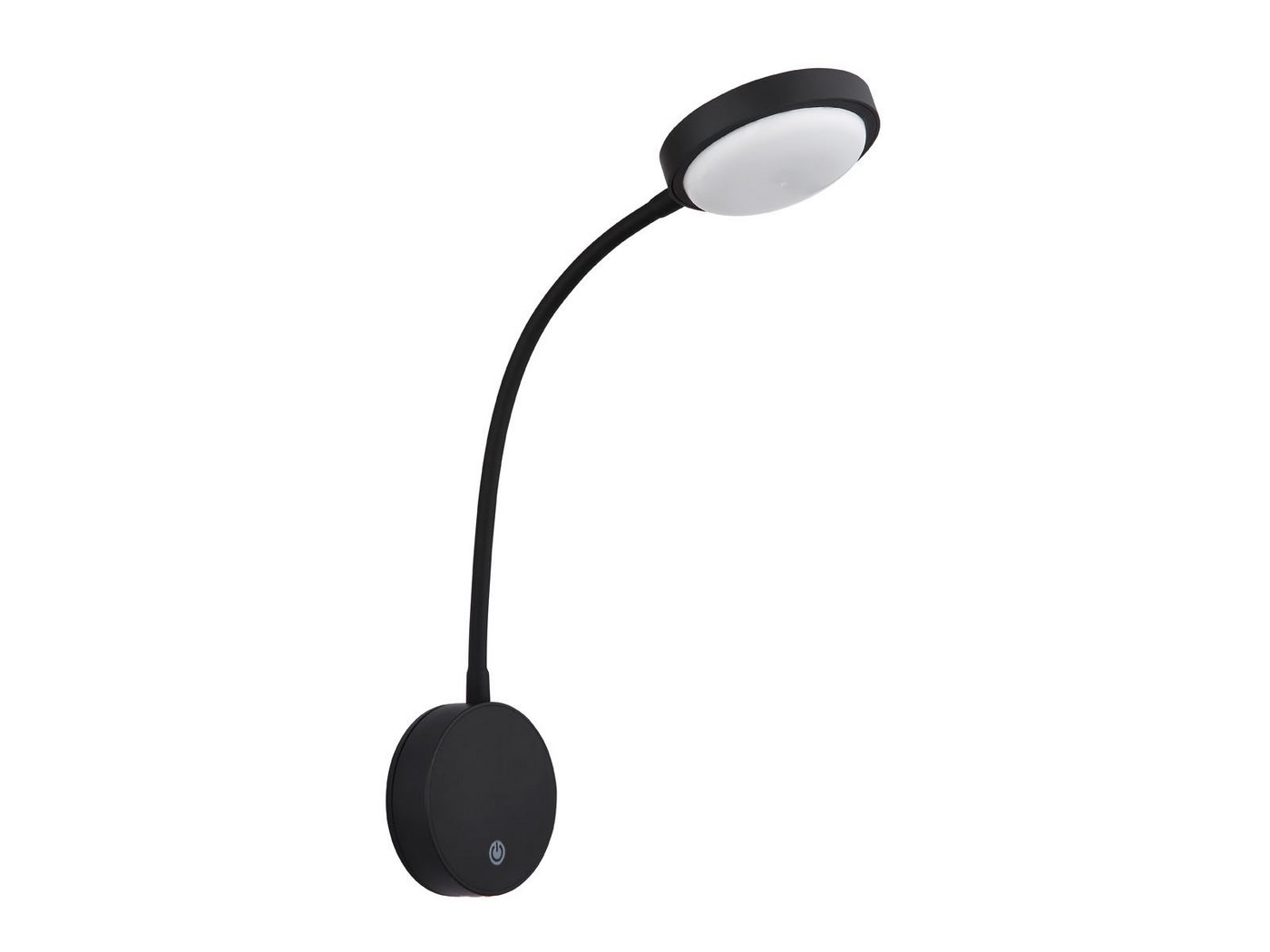 GLOBO LIGHTING LED Leselampe, Dimmfunktion, LED fest integriert, Warmweiß, Wand-Leuchte Akku-Lampe kabellos Schwarz, Nachttischlampe Bett-Lampe Bild 5