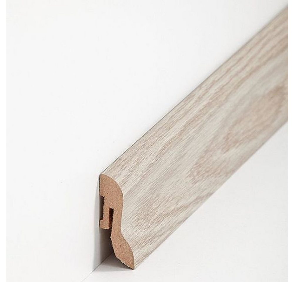 PROVISTON Sockelleiste MDF, 20 x 40 x 2500 mm, Eiche beige, Fußleiste, MDF foliert Bild 3