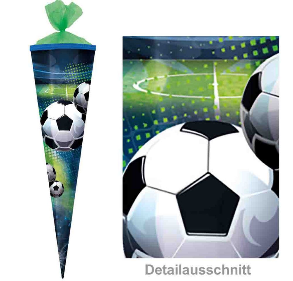 Herlitz Schultüte 85 cm Jungen 2026 veredelt Fussball