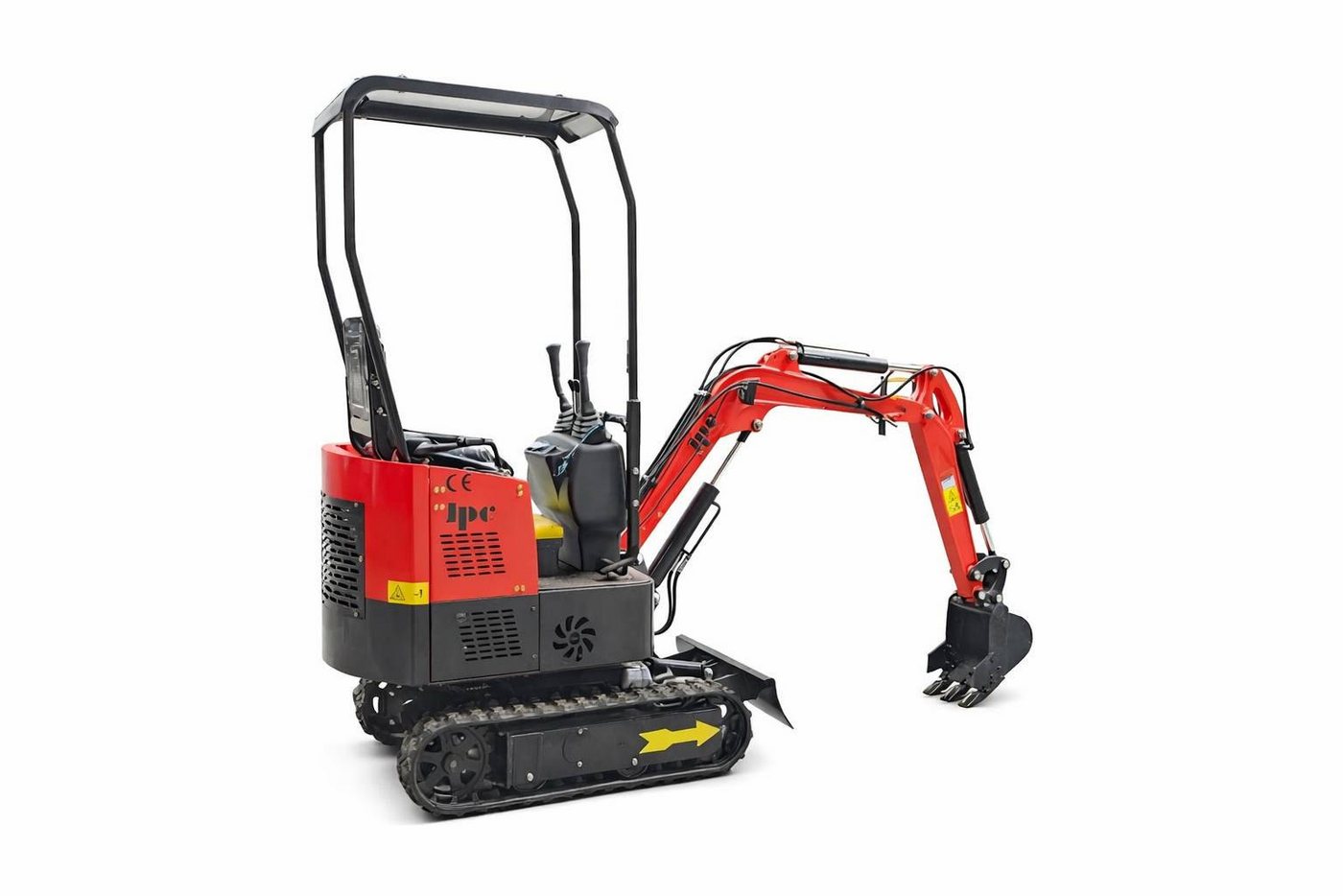 Teico Minibagger HT12 Minibagger 1,0t – Rot – Baujahr 2025 – KOOP Dieselmotor 12PS Bild 4