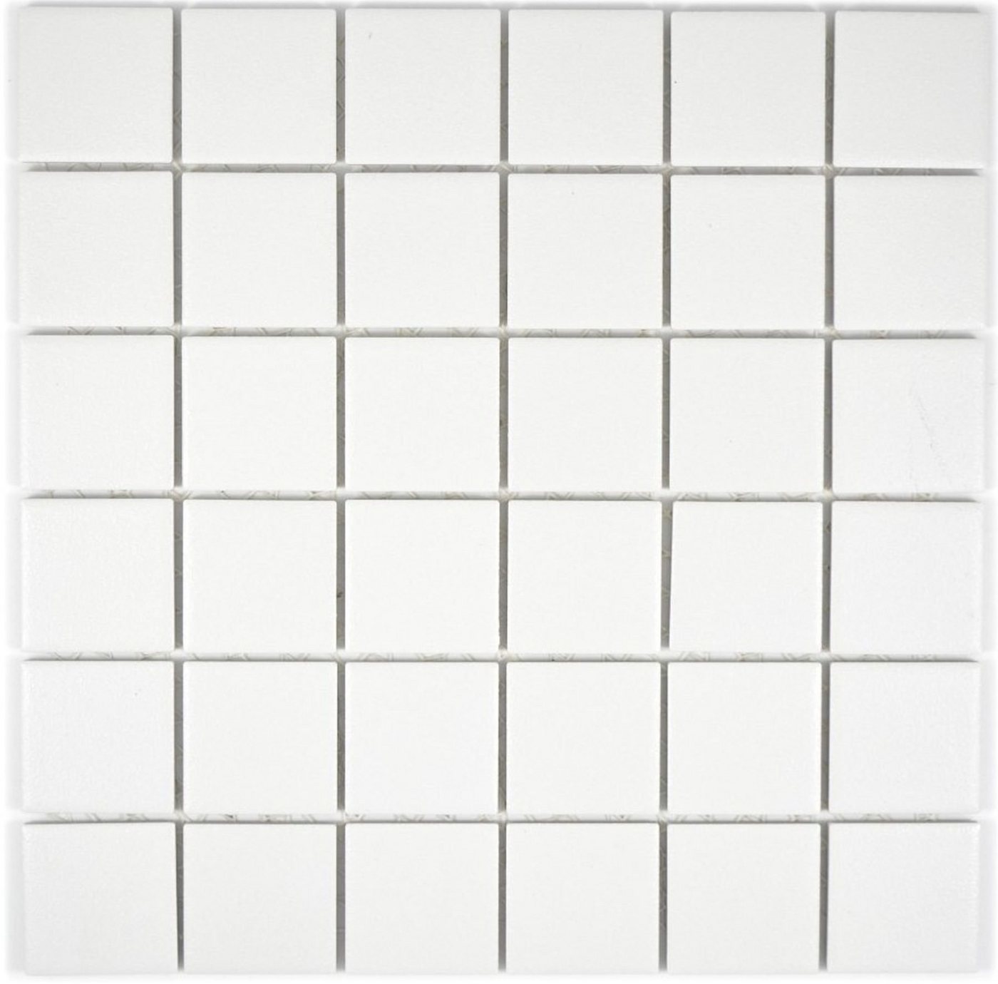 Mosani Mosaikfliesen Keramik Mosaik altweiß RUTSCHEMMEND Fliesenspiegel Küche Bad