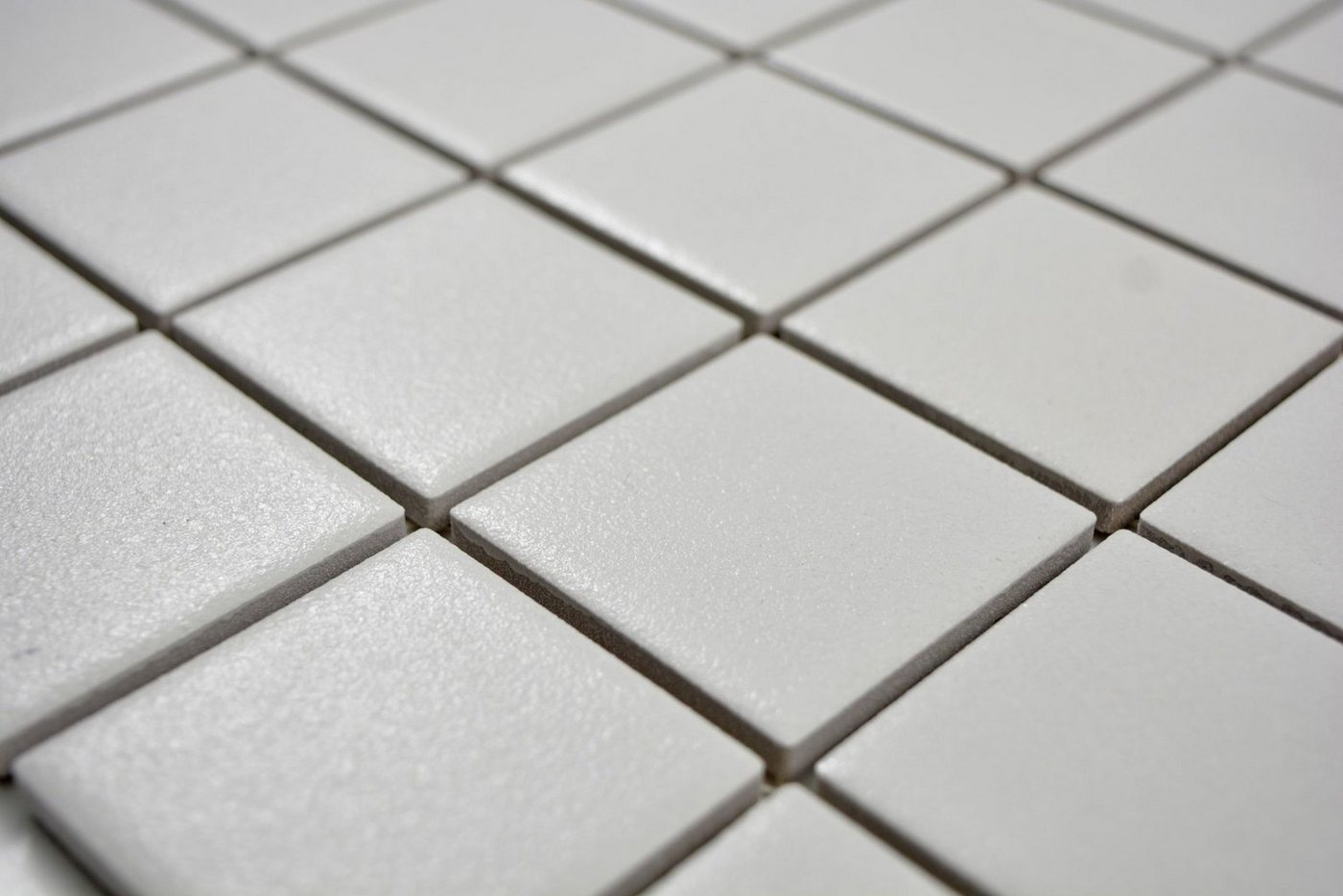 Mosani Mosaikfliesen Keramik Mosaik altweiß RUTSCHEMMEND Fliesenspiegel Küche Bad Bild 3