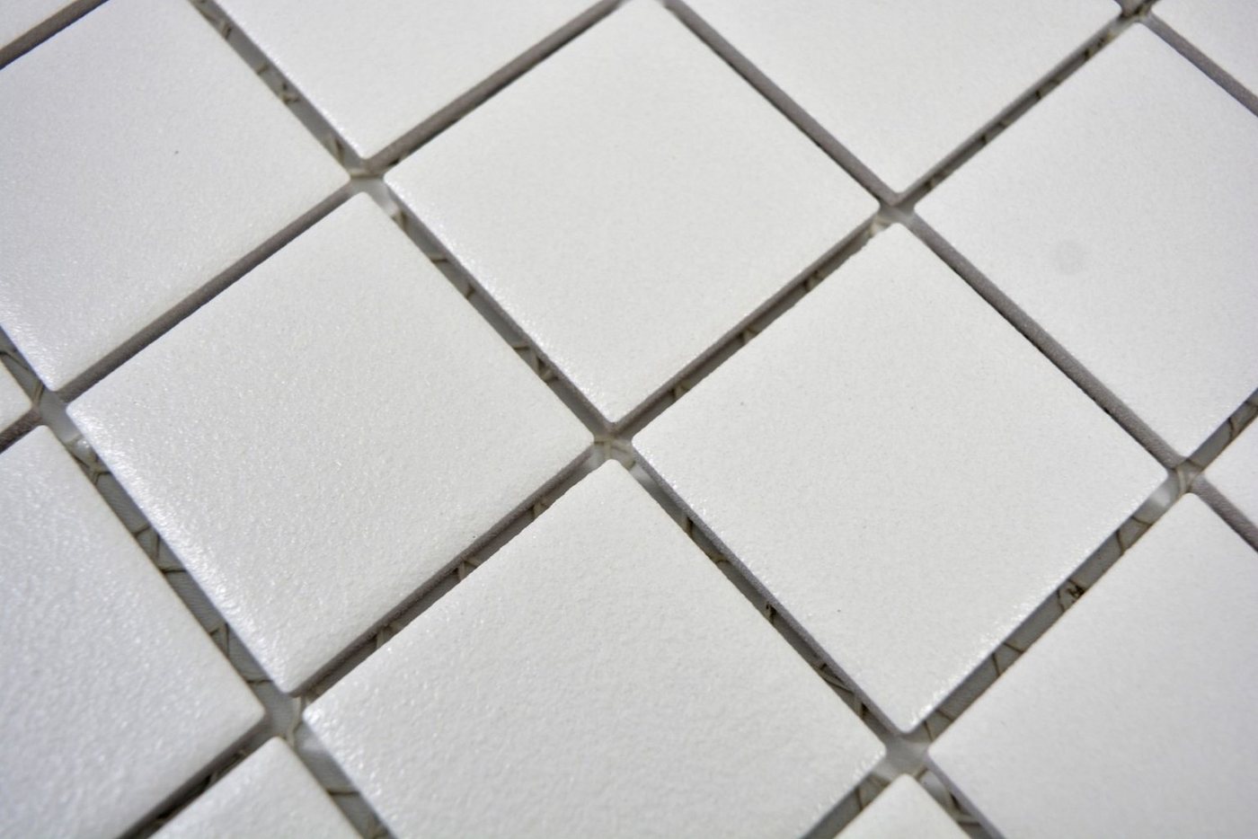 Mosani Mosaikfliesen Keramik Mosaik altweiß RUTSCHEMMEND Fliesenspiegel Küche Bad Bild 4