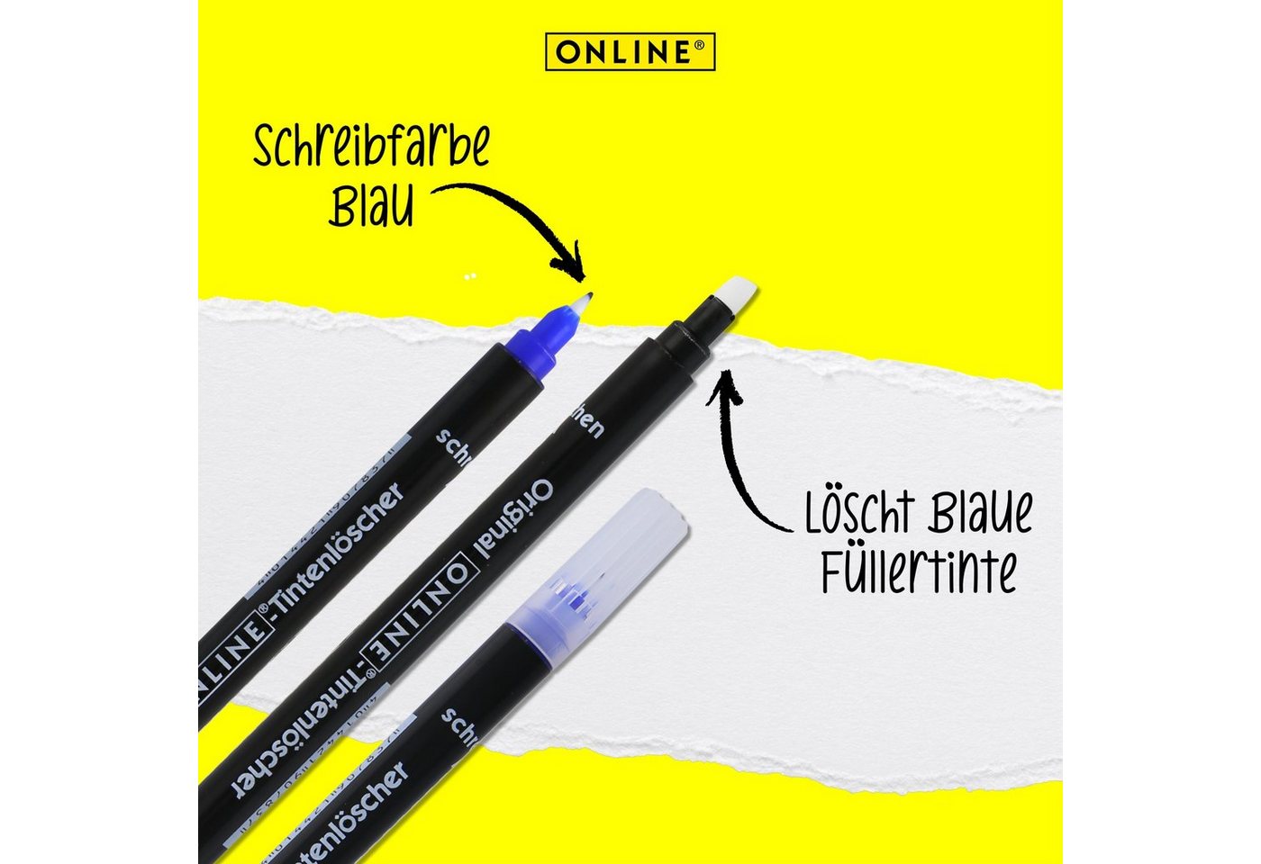 Online Pen Tintenkiller Tintenlöscher, Set mit 6 Tintenlöscher in Grün und Schwarz Bild 4