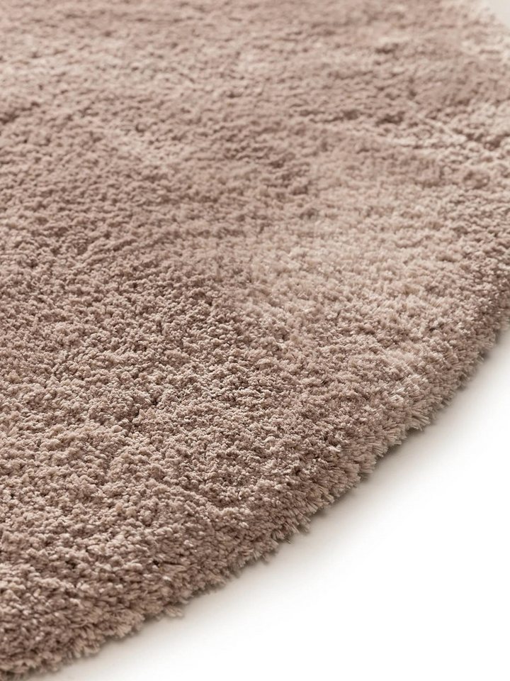 benuta Hochflor-Teppich Cloudy, rund, Höhe: 31 mm, Kunstfaser, Berber, Ethno-Style, Wohnzimmer Bild 5