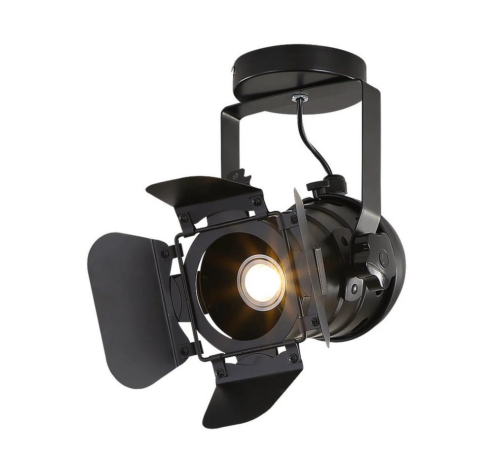 Riserva Deckenleuchten Deckenlampe Schwarz E27 mit Leuchtmittel Warmweiß Deckenleuchte Modern Bild 3