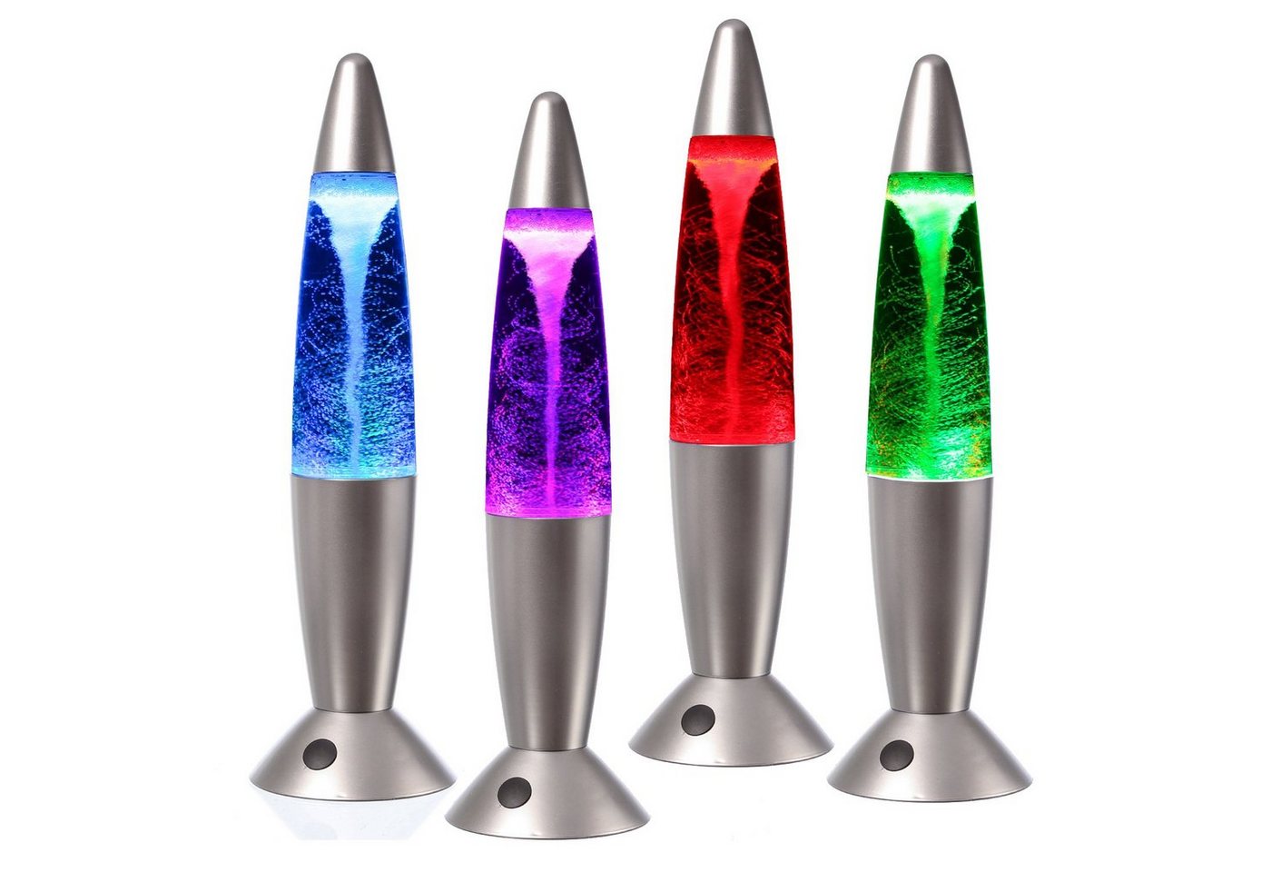 SATISFIRE Lavalampe Lavalampe Tornado Twister Wirbel Farbwechsel Touchsensor USB Batterie, LED Classic, RGB (rot, grün, blau) Bild 2