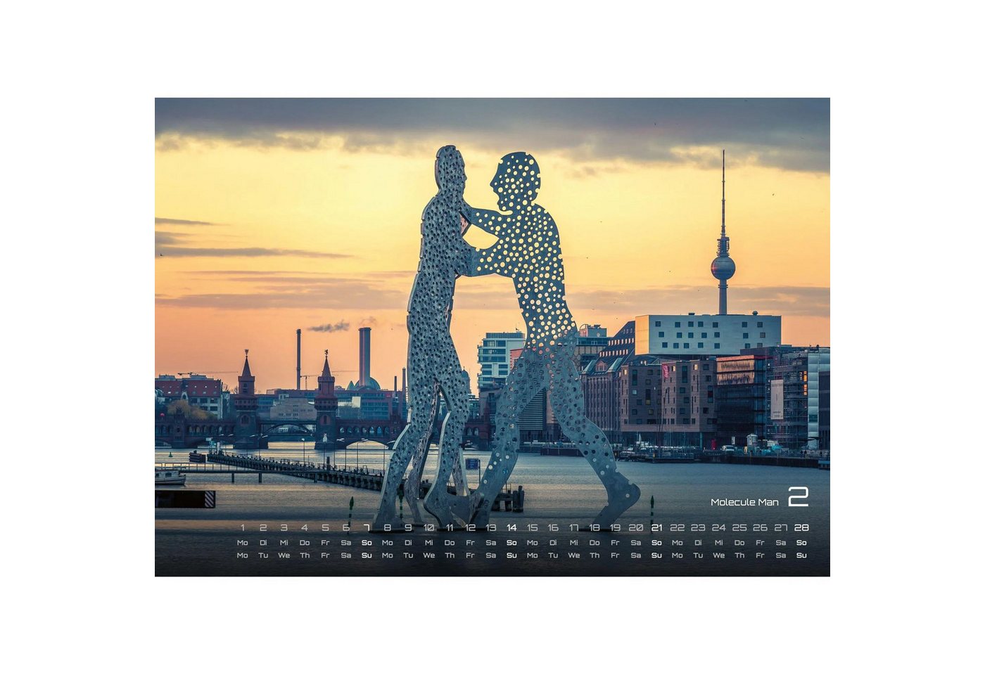 Wandkalender Berlin - Zwischen Spree und Skyline - 2027 - Kalender DIN A3