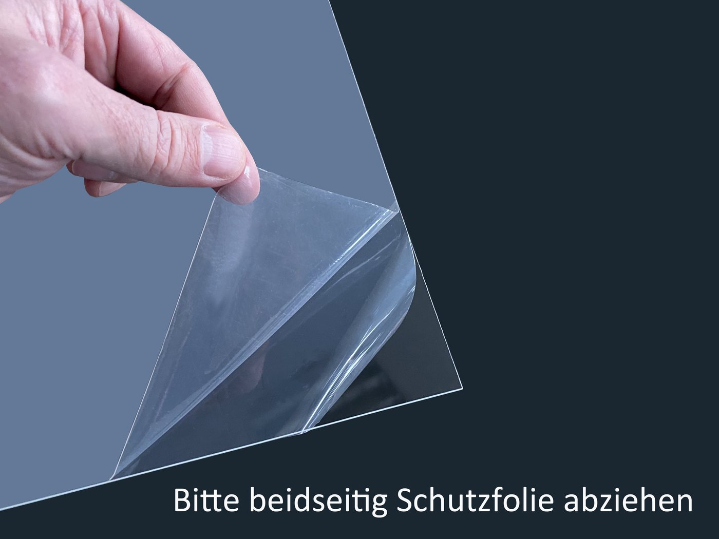 Bilderrahmen LP Plattencover Rahmen - Wechselrahmen - Profil: 15mm Kunststoff schwa Bild 2