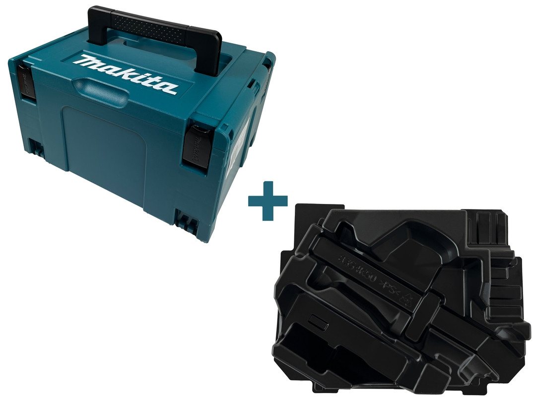 Makita Werkzeugkoffer Makita Makpac Gr. 3 mit Einlage passend für Akku-Reciprosäge DJR 189 (2 St)