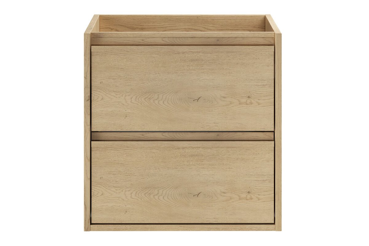 einfachgutemoebel Waschtisch-Set Waschplatz VANDA CREMONA 50cm Schubfach, ohne Oberplatte, cream oak, (Badmöbel Set, 1-St., Waschtisch Unterschrank)