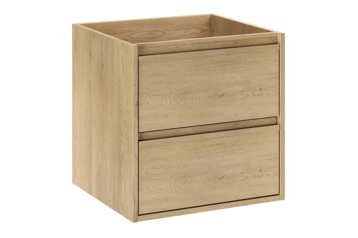 einfachgutemoebel Waschtisch-Set Waschplatz VANDA CREMONA 50cm Schubfach, ohne Oberplatte, cream oak, (Badmöbel Set, 1-St., Waschtisch Unterschrank) Bild 5