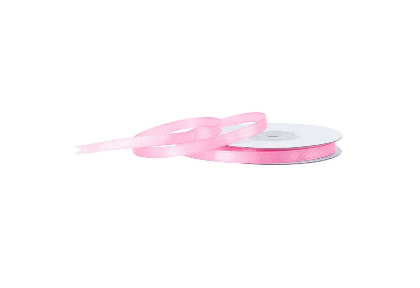 Creativery Geschenkband, Satinband 6mm x 25m Rolle Rosa