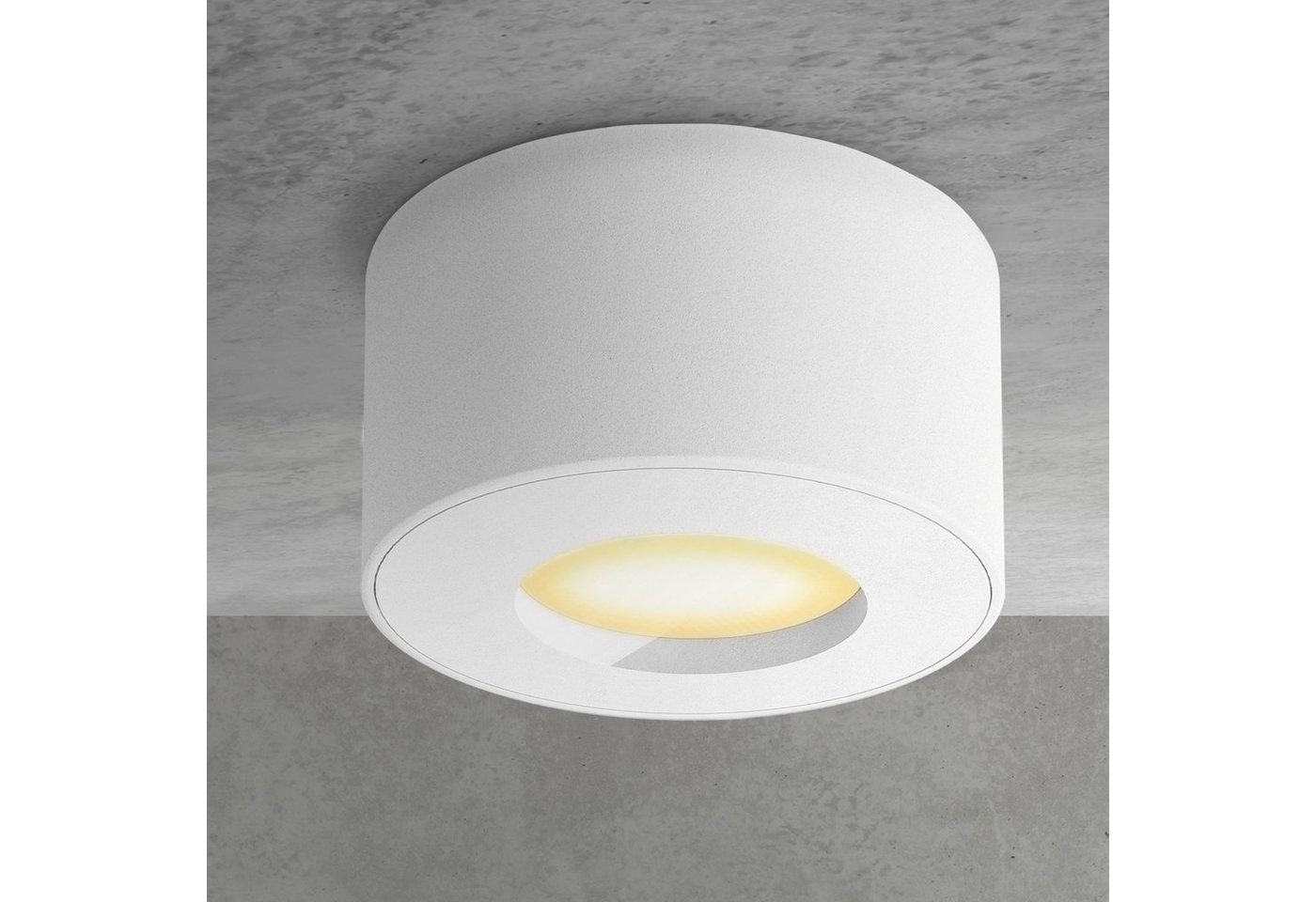 SSC-LUXon LED Außen-Deckenleuchte CELI-1 LED Bad Aufbauspot IP44 6W dimmbar 3CCT flach weiß Spot, Neutralweiß, Warmweiß, Tageslichtweiß Bild 2