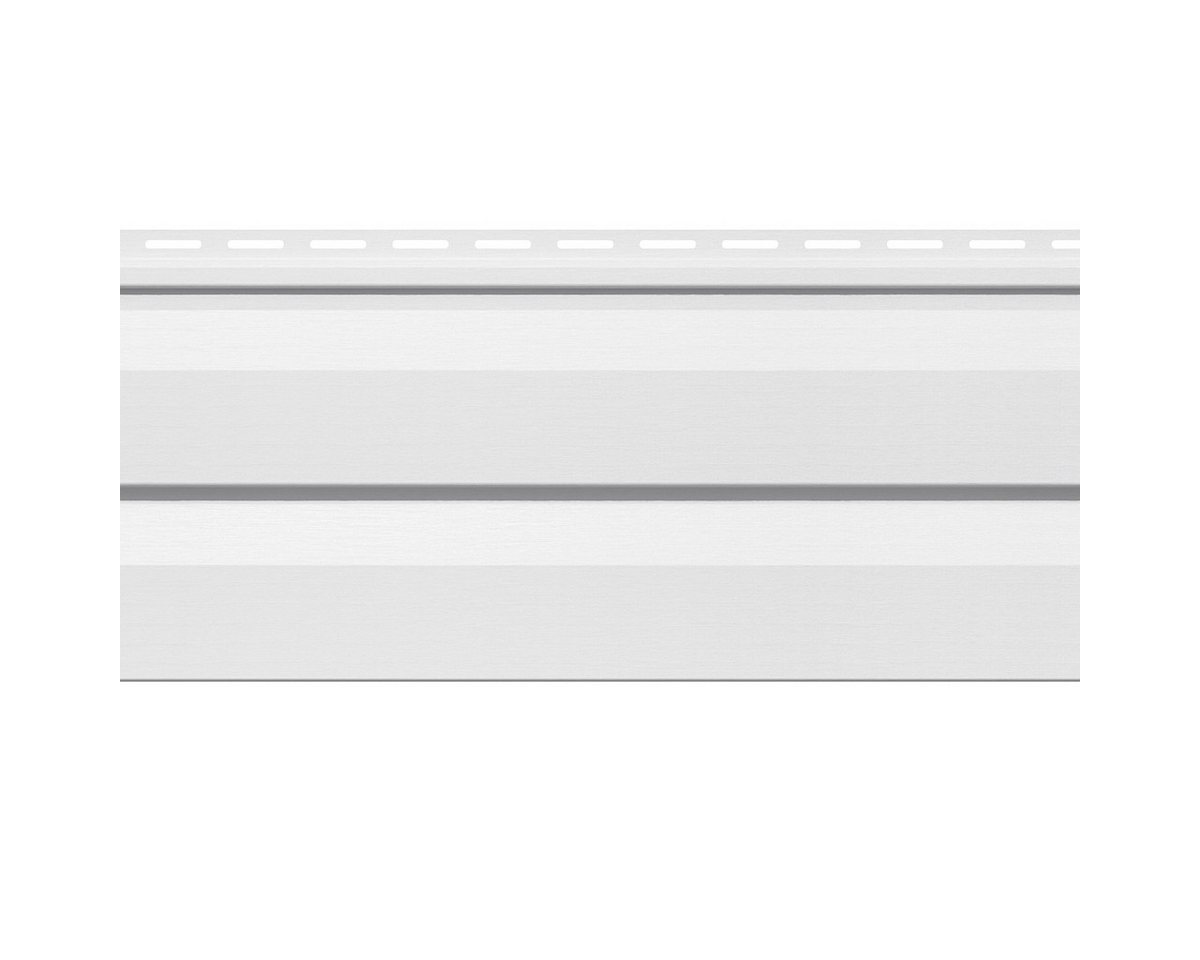 VILO Verkleidungspaneel Canadian Siding SV-03 Stülpprofil 2-Brett 3,0m St. 0,6qm weiss, BxL: 24x300 cm, 0,72 qm, (Stückweise 1 Paneel, 0,72 qm) 2-lagig, solide Beständigkeit, pflegeleicht, abwaschbar, Leichtgewicht Bild 2