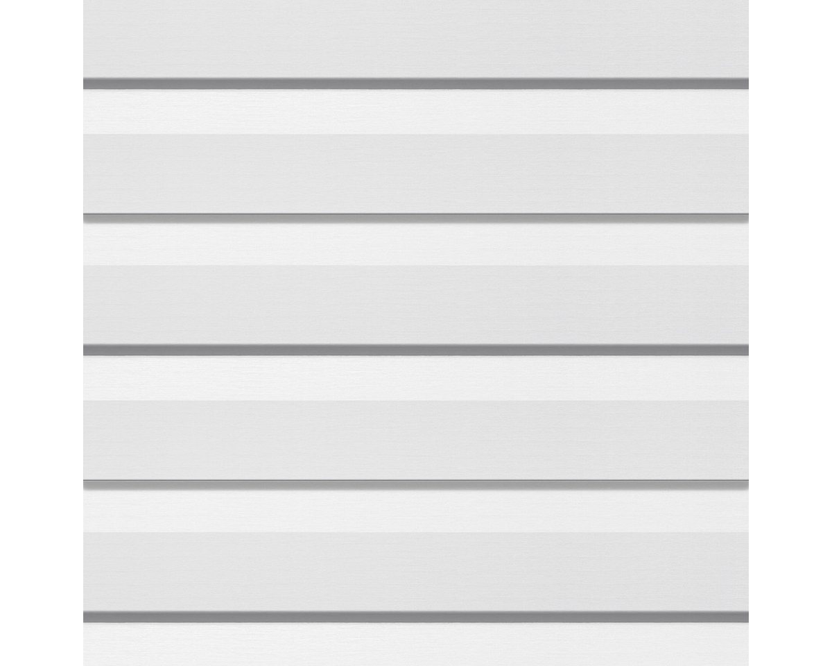 VILO Verkleidungspaneel Canadian Siding SV-03 Stülpprofil 2-Brett 3,0m St. 0,6qm weiss, BxL: 24x300 cm, 0,72 qm, (Stückweise 1 Paneel, 0,72 qm) 2-lagig, solide Beständigkeit, pflegeleicht, abwaschbar, Leichtgewicht Bild 5