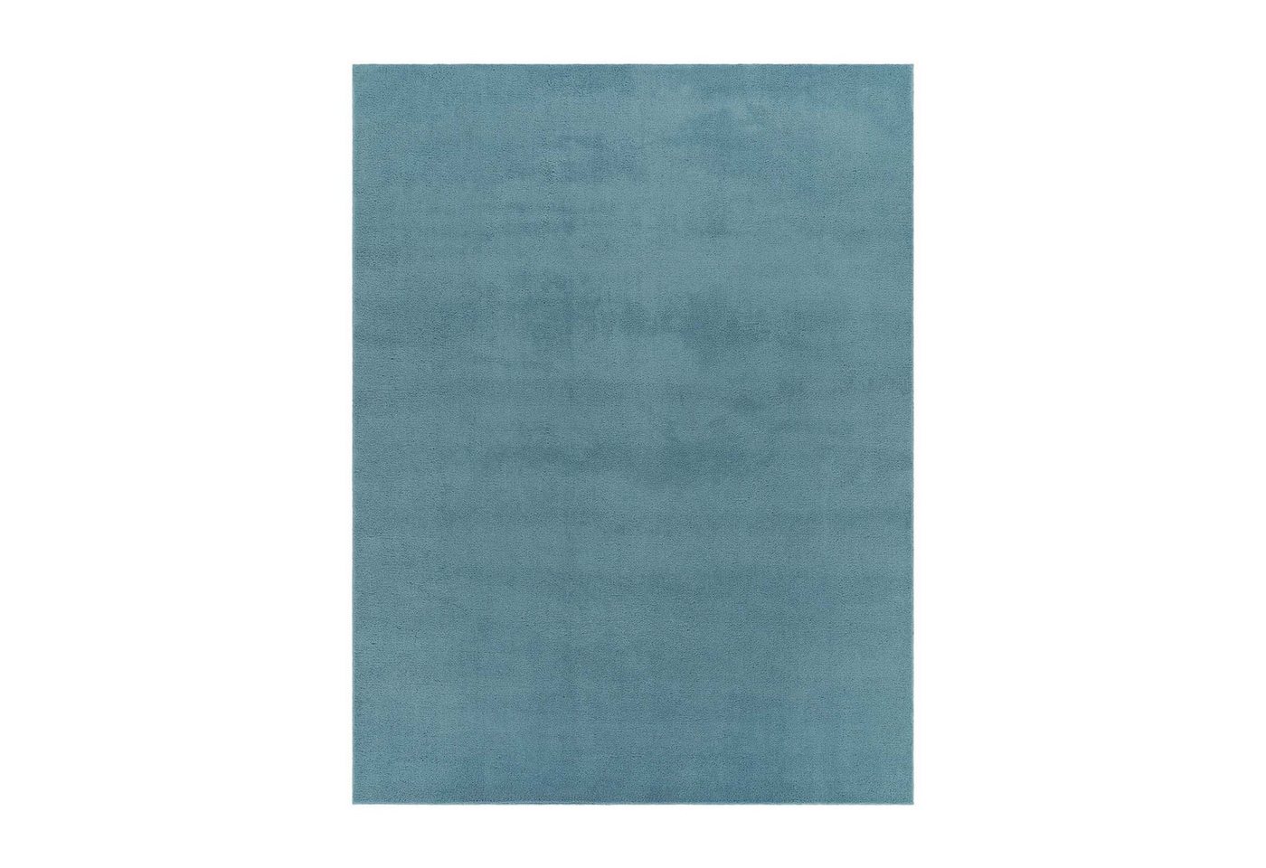 TaCa Home Teppich Supersoft Kurzflor-Teppich Uni, rechteckig, Höhe: 14 mm, Wohnzimmer Schlafzimmer Esszimmer, new hellblau - 50 x 80 cm Bild 2