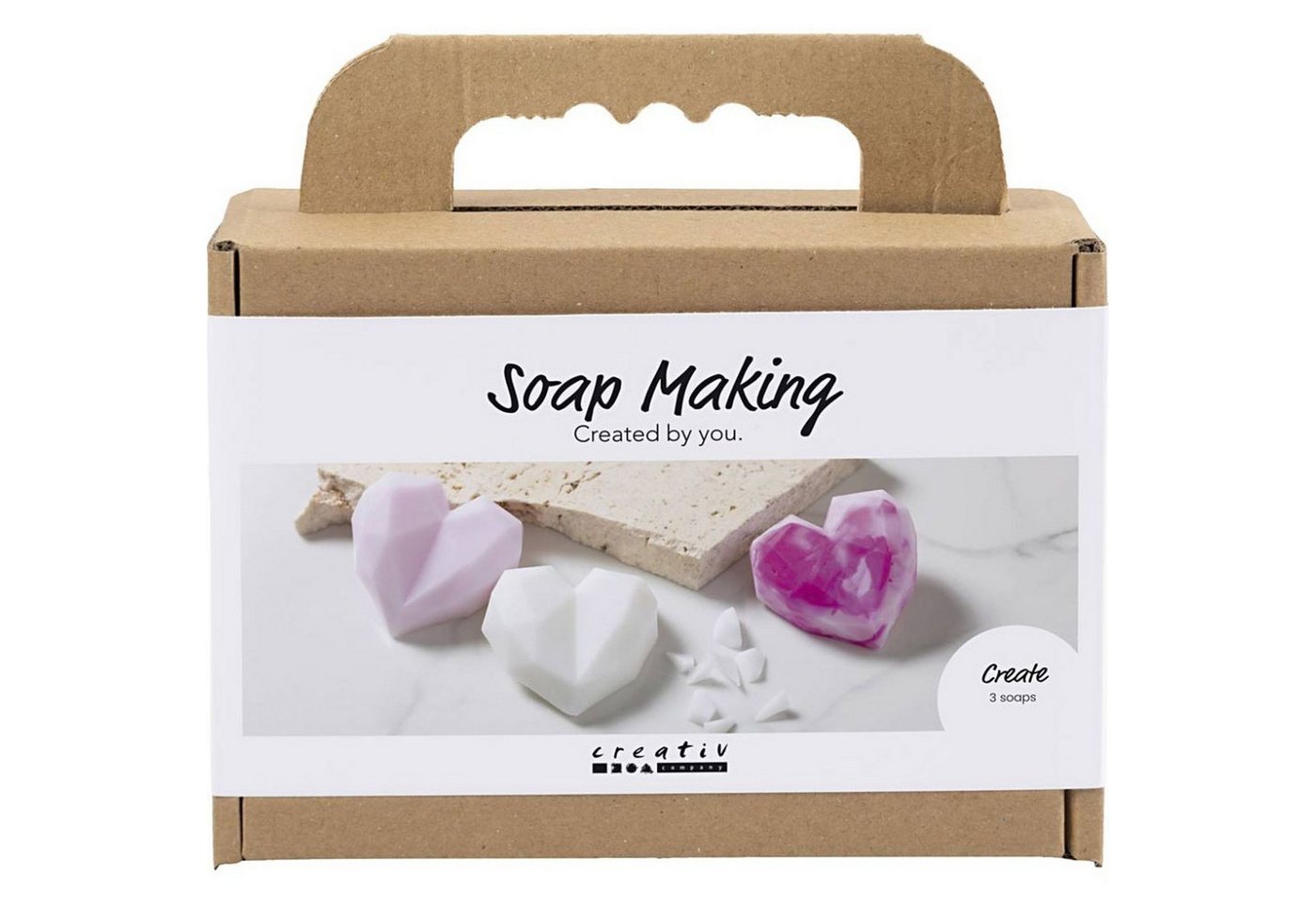 creativ company Kreativset Soap Making - Herzen, (pink), inkl. Zubehör Bild 2
