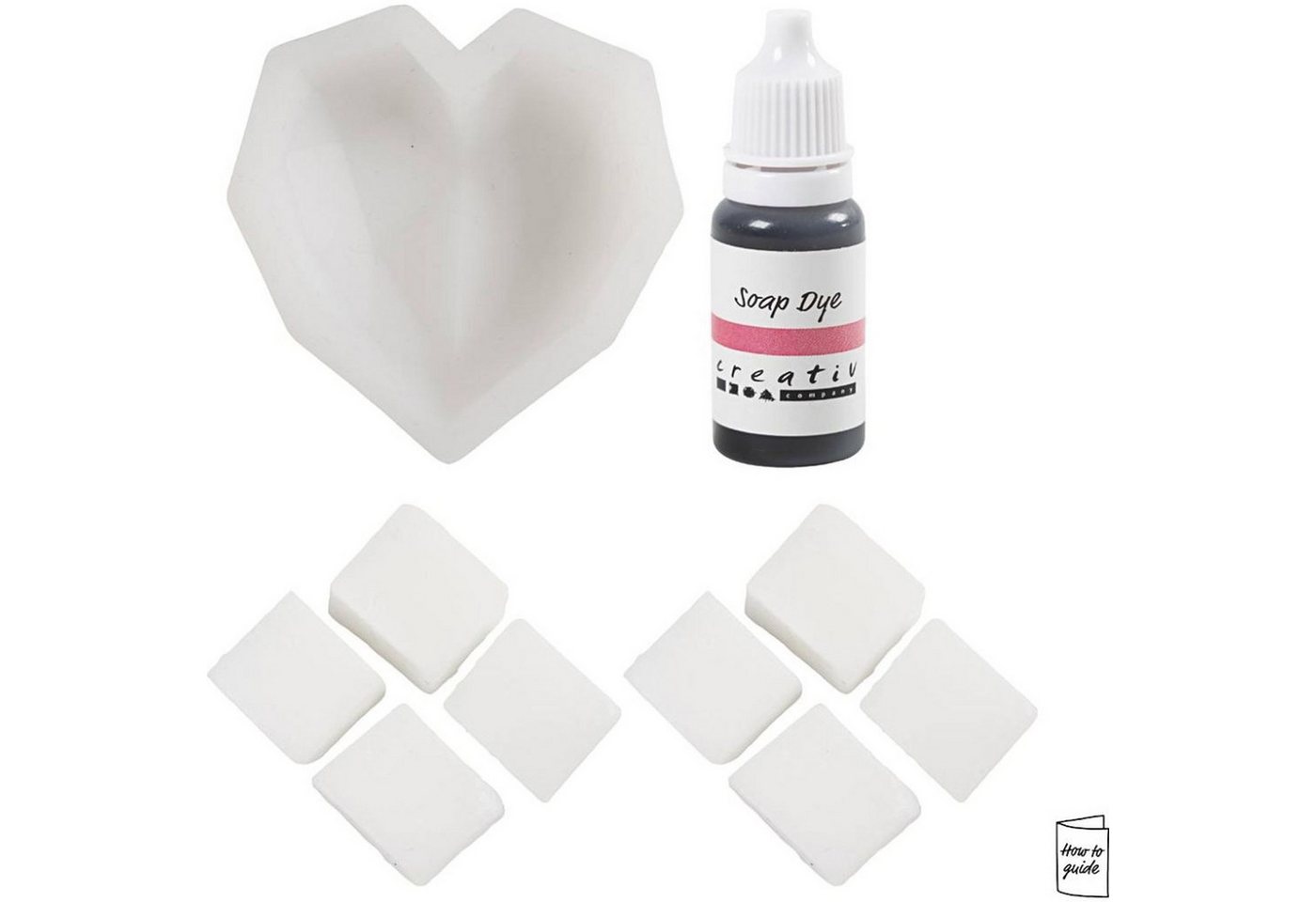 creativ company Kreativset Soap Making - Herzen, (pink), inkl. Zubehör Bild 3