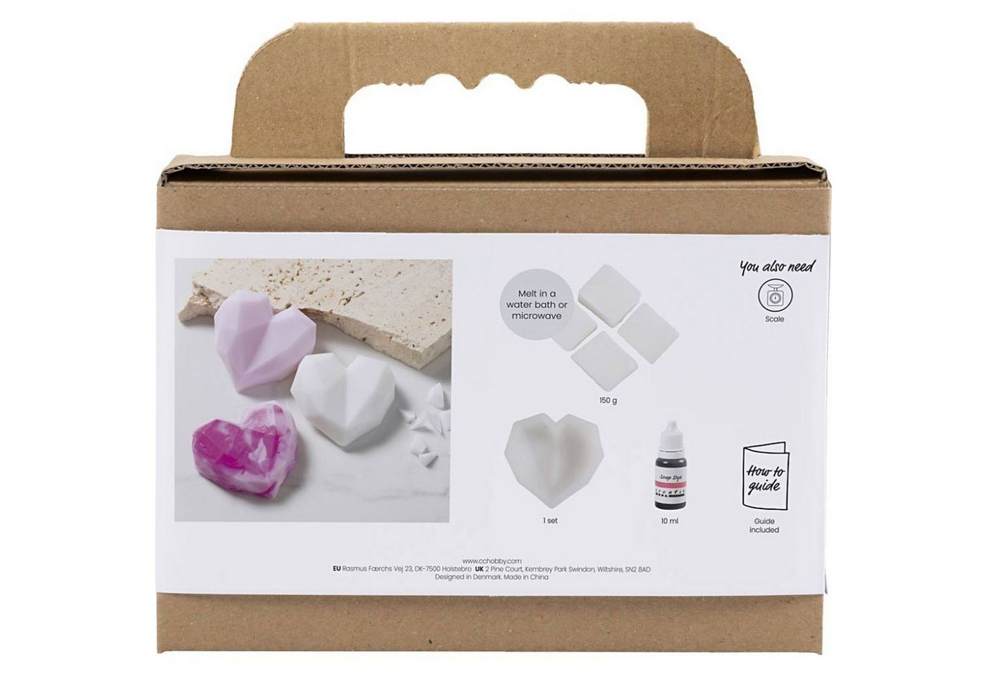 creativ company Kreativset Soap Making - Herzen, (pink), inkl. Zubehör Bild 4