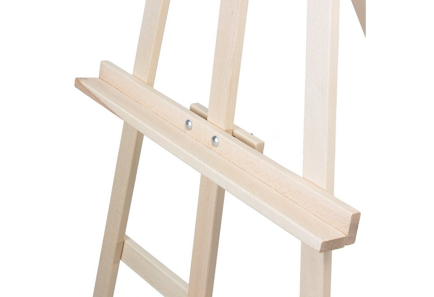 WOODOK Staffelei Malstaffelei 150cm, Stufenlose Neigungs- u. Höhenverstellung Bild 4
