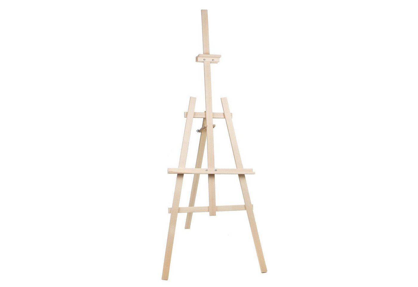 WOODOK Staffelei Malstaffelei 150cm, Stufenlose Neigungs- u. Höhenverstellung Bild 5