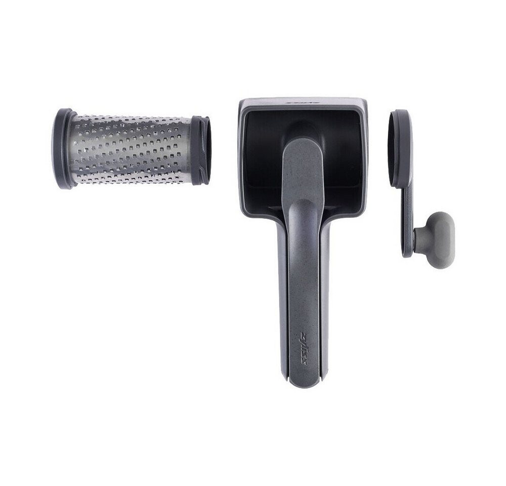 zyliss Käsereibe Professional Käsereibe 17,9x12,7x8 cm schwarz, Edelstahl, (1-St), Käsereibe Professional grau Bild 5