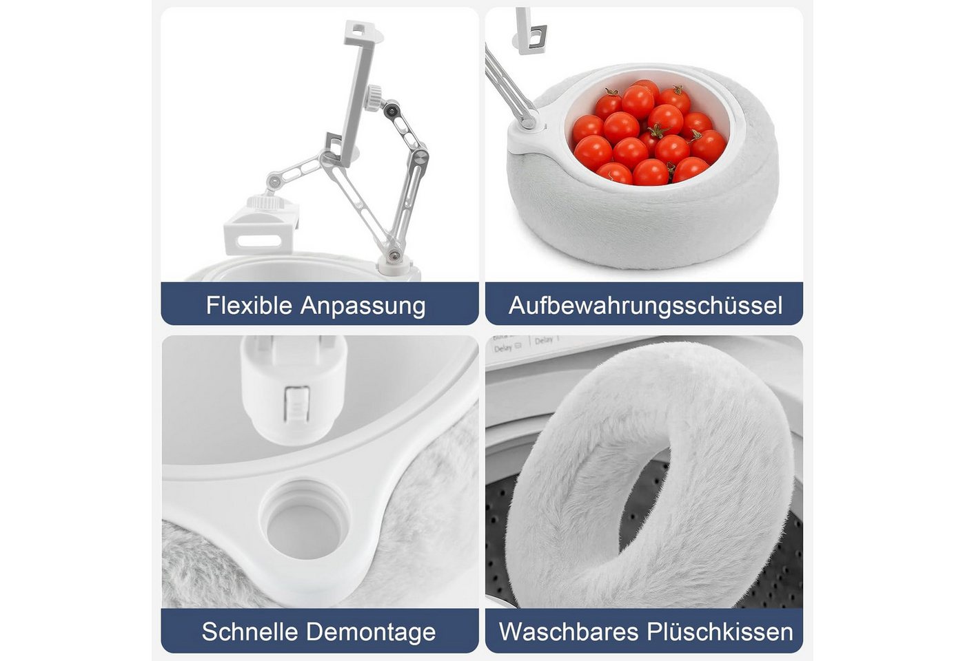 Youyijia Stützelement Tablet-Ständer mit Kissen, Kindle-Halter, kompatibel Bild 3