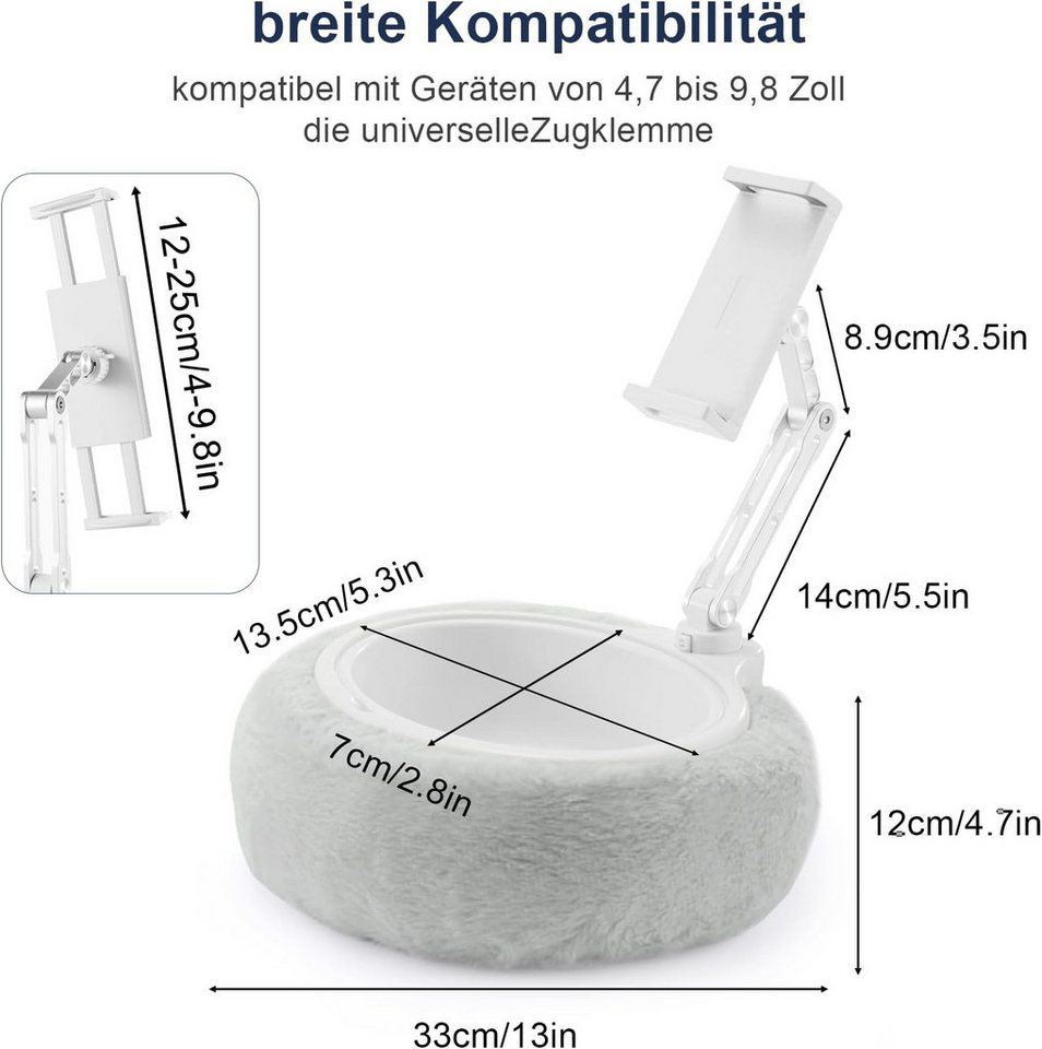 Youyijia Stützelement Tablet-Ständer mit Kissen, Kindle-Halter, kompatibel Bild 5