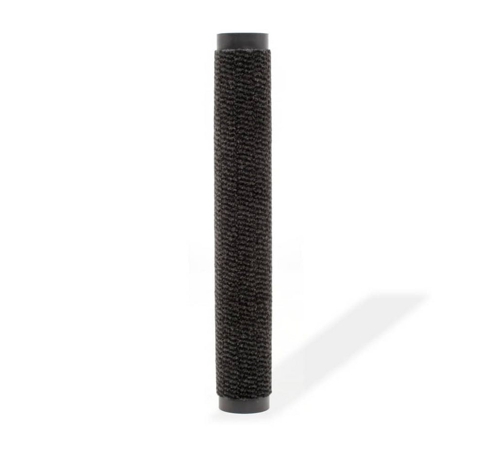 furnicato Fußmatte Schmutzfangmatte 40 x 60 cm Schwarz aus getuftetem Polypropylen, Rechteckig, Rutschfeste Fußmatte, schimmelfest und feuchtigkeitsbeständig Bild 3