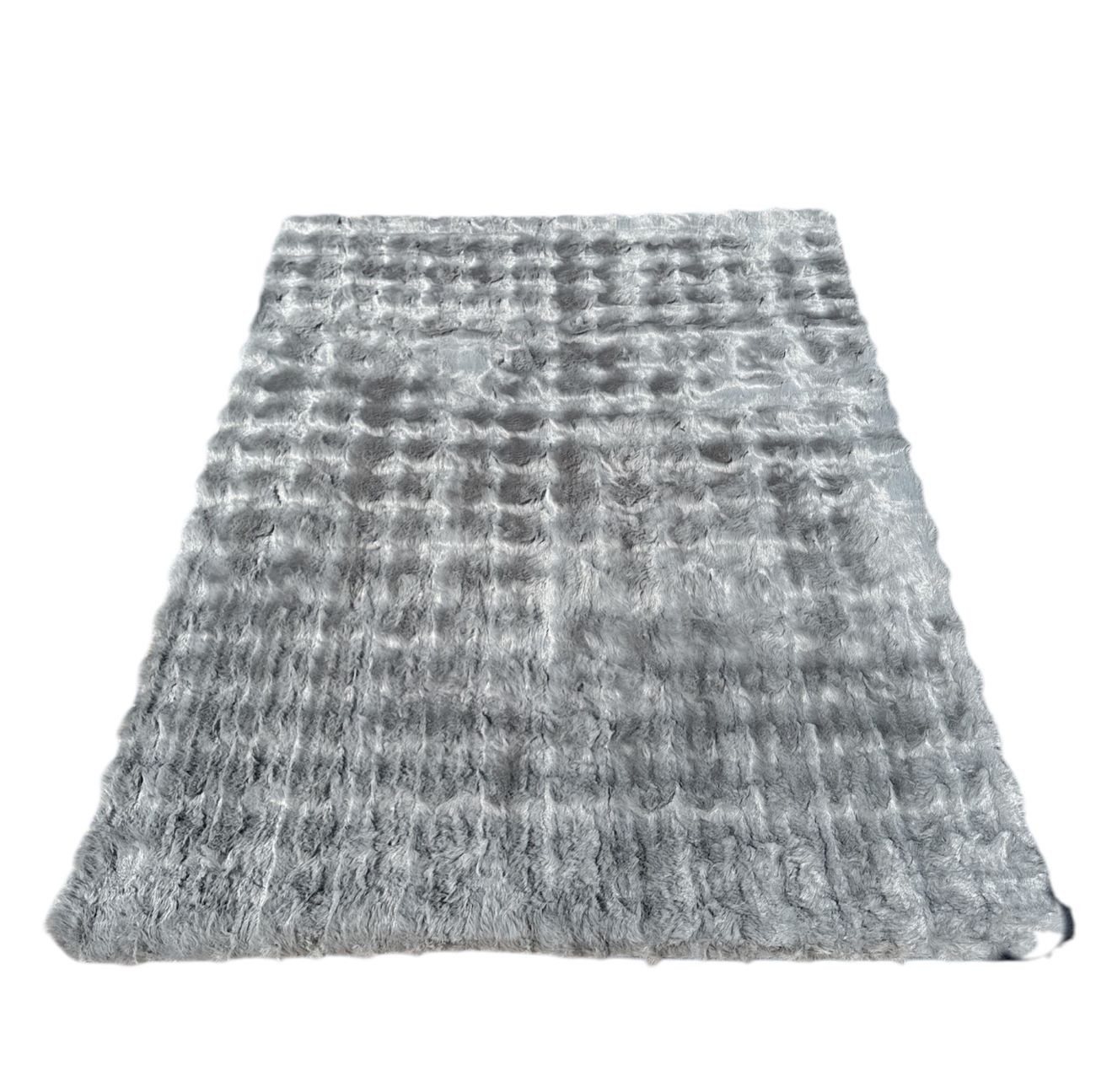 Toker Collection® Fellteppich Kunstfellteppich, besonders weich und kuschelig Hoch-Tief-Effekt, 120 x 170 cm, Kunstfellteppich mit Bubble Optik Bild 2